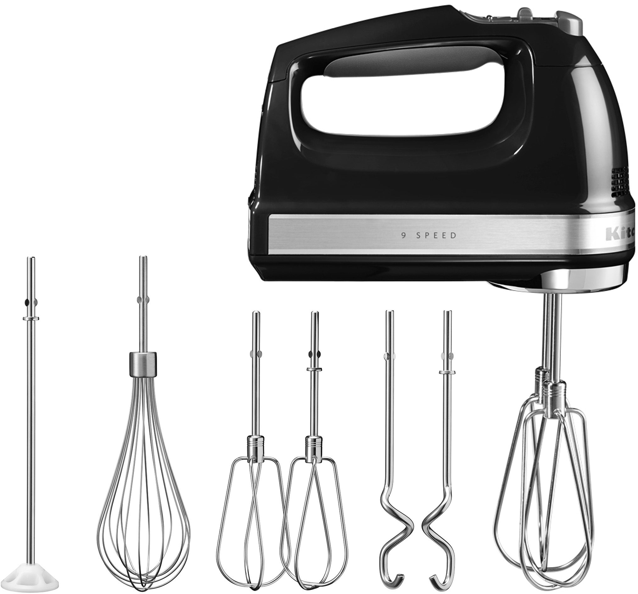 KitchenAid Handmixer »KitchenAid Handmixer, 5KHM9212EOB onyx schwarz«, 85 W, 9 Stufen