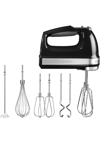 Handmixer »KitchenAid Handmixer, 5KHM9212EOB onyx schwarz«, 85 W