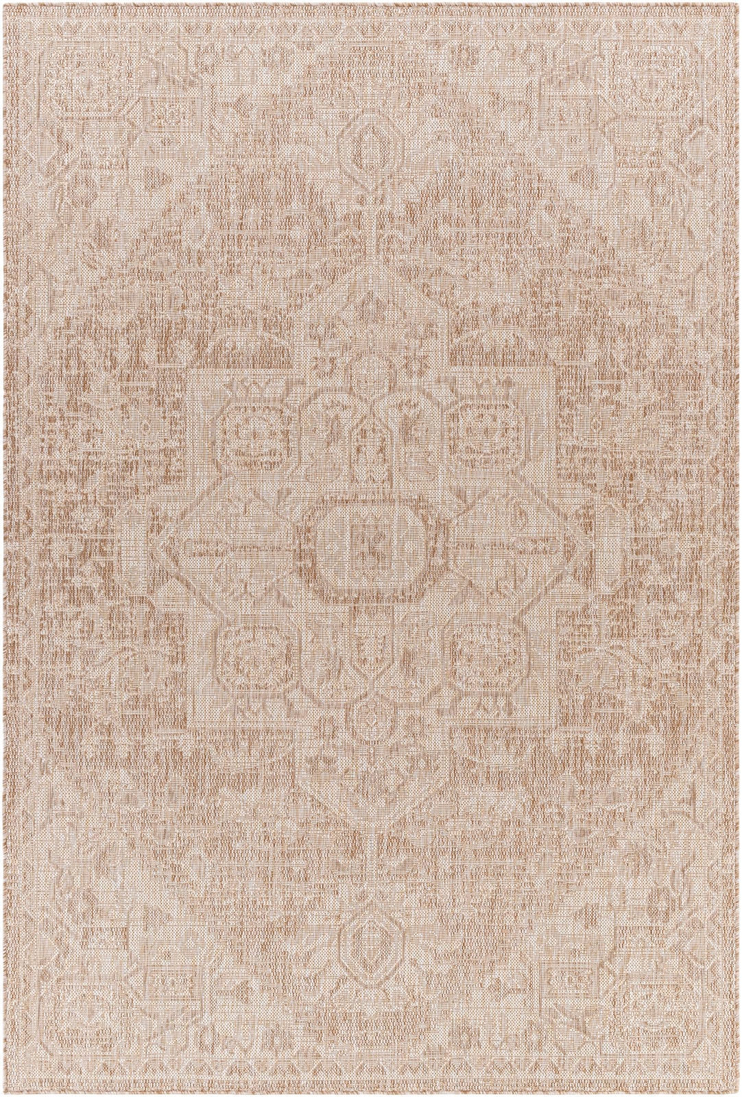 Livabliss Teppich »LEMARK«, rechteckig, 4 mm Höhe, Teppich In- /Outdoor Boho Jute-Optik, Balkon, Terrasse, Garten, Beige