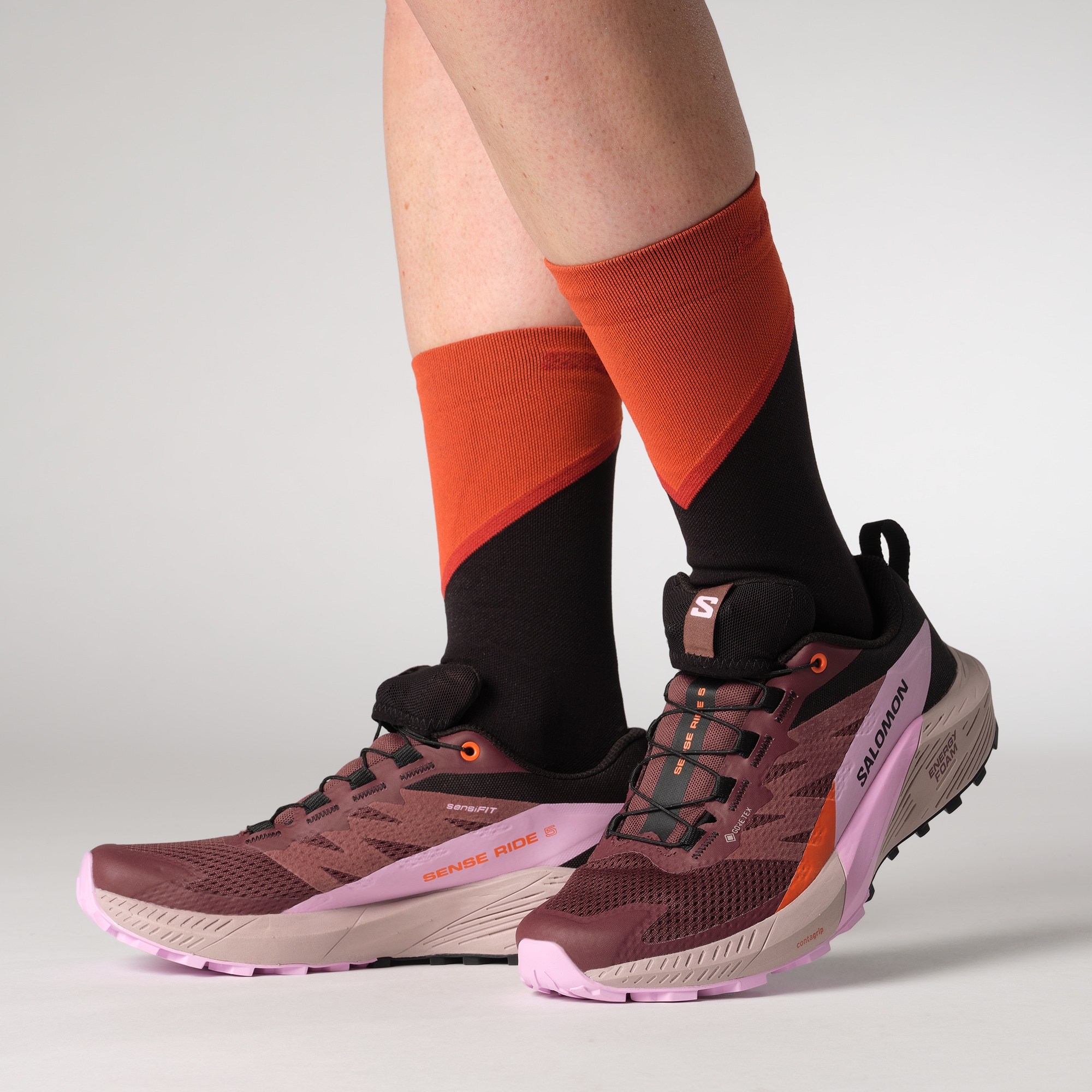 Salomon Laufschuh »SENSE RIDE 5 GORE-TEX«, wasserdicht