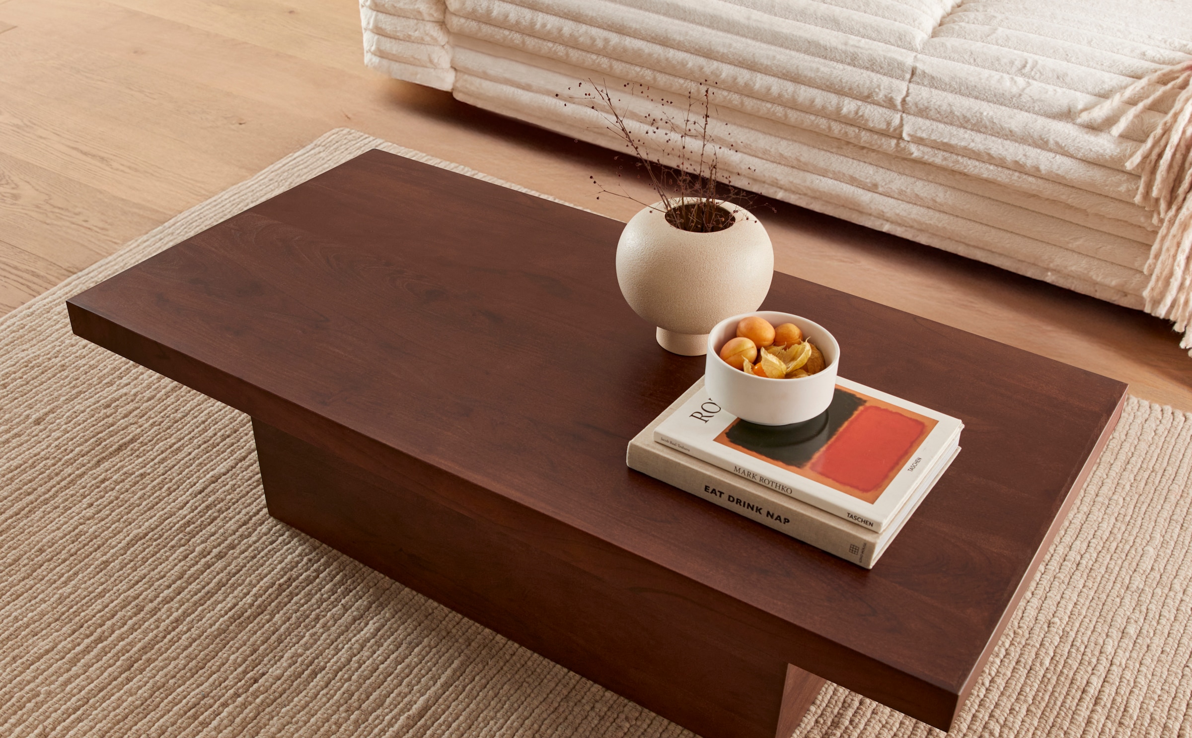 LeGer Home by Lena Gercke Sideboard »EMINA« Akazie Massivholz, 146cm Kommode, mit Soft-Close und Designgriffen