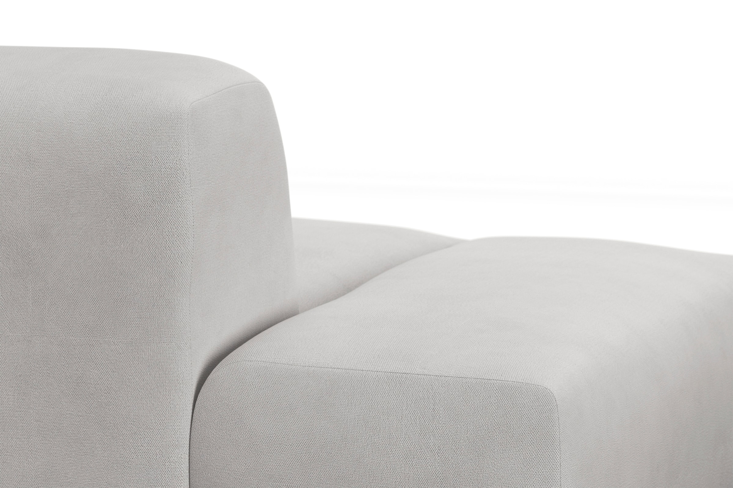 TRENDMANUFAKTUR Ecksofa Braga, aus 2 Teilen, moderner Cord-Stoff