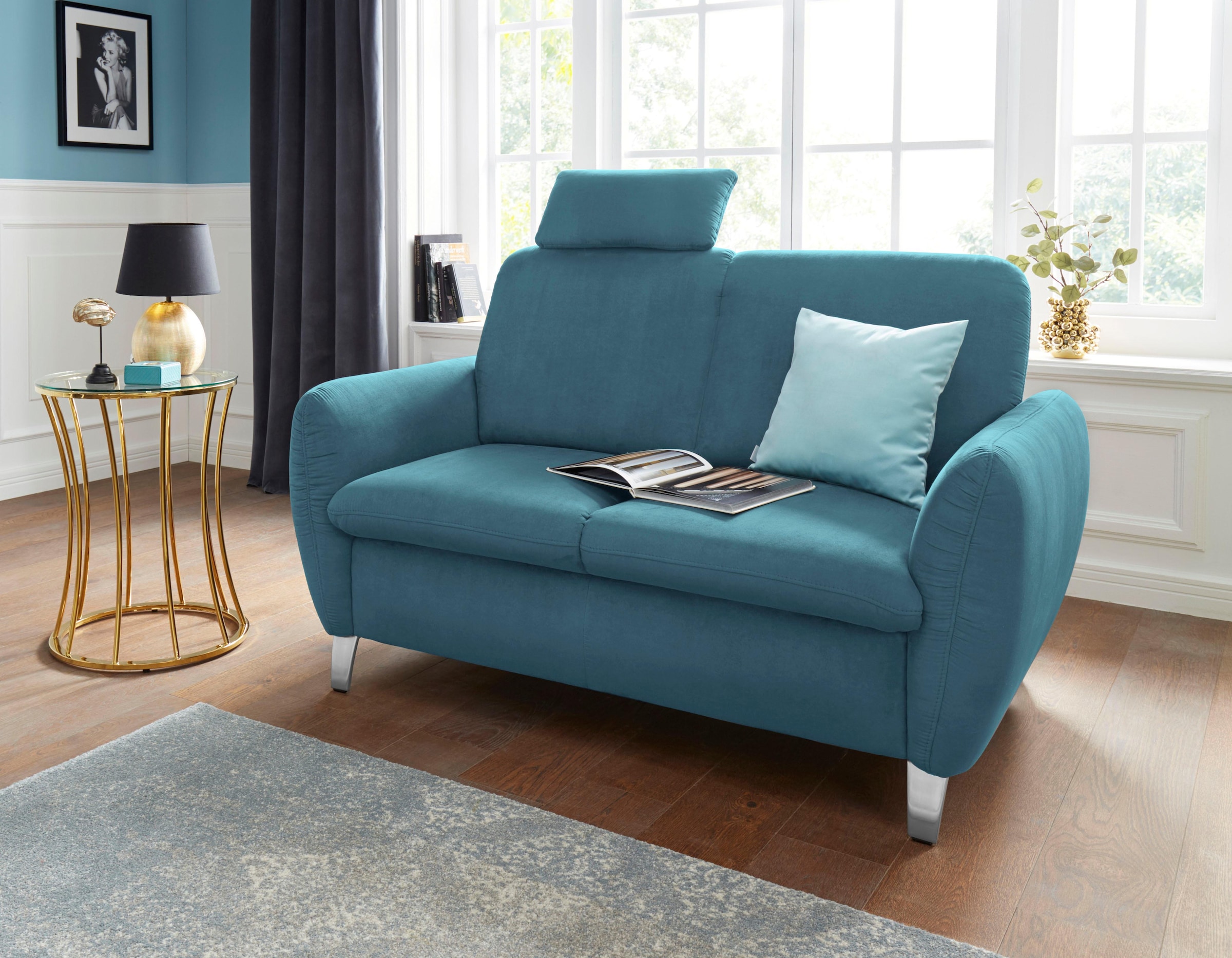 sit&more 2-Sitzer »Daytona«, inklusive Federkern und einer Kopfstütze