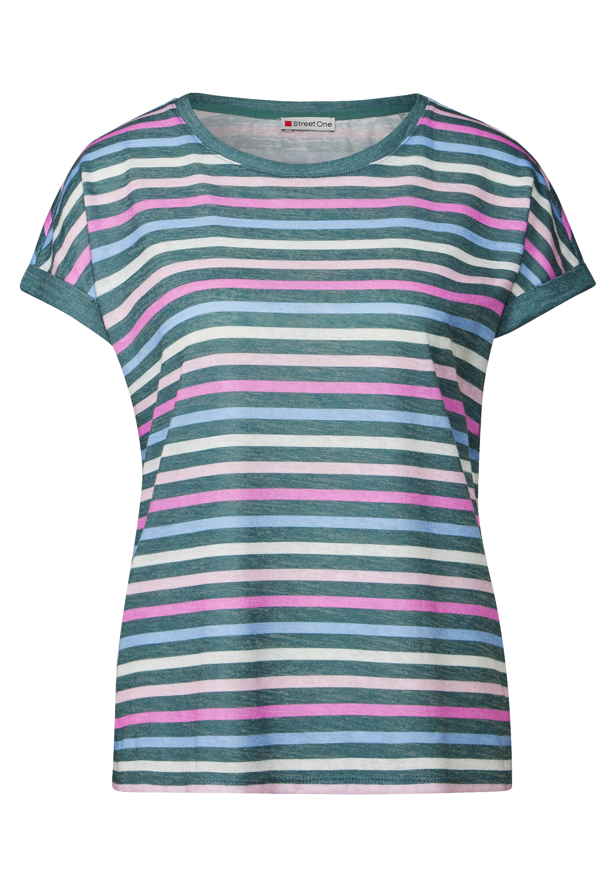 STREET ONE Shirttop, mit Streifenmuster