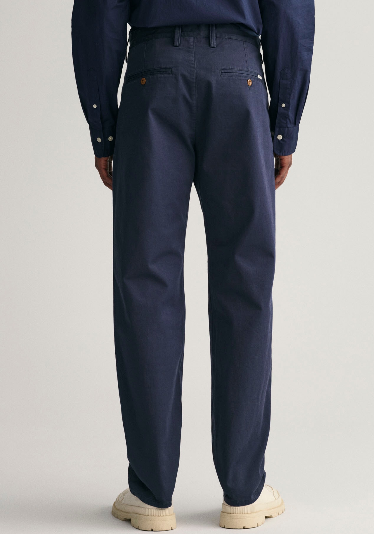 Gant Chinohose »REGULAR TWILL CHINOS«, Regumit gefütterten Seitentaschen