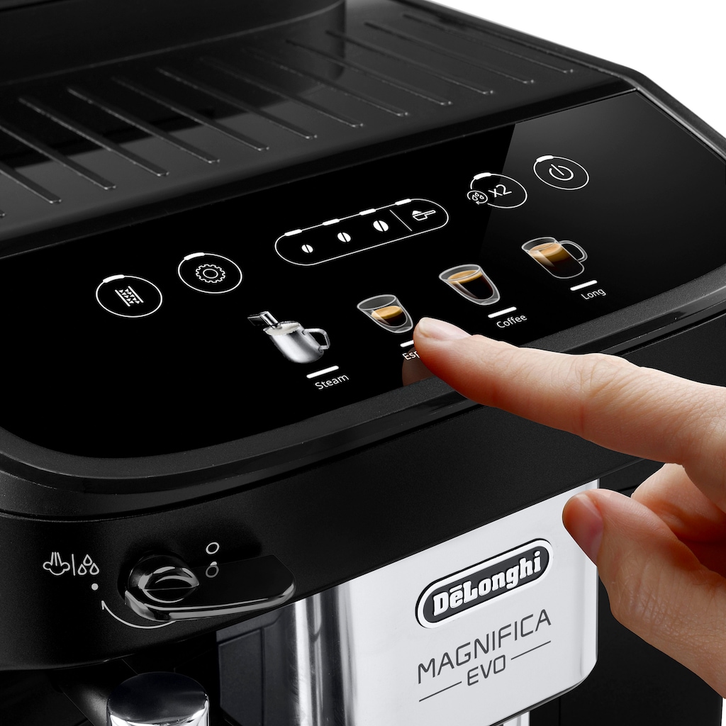 De'Longhi Kaffeevollautomat »Magnifica Evo ECAM 290.21.B, Schwarz«