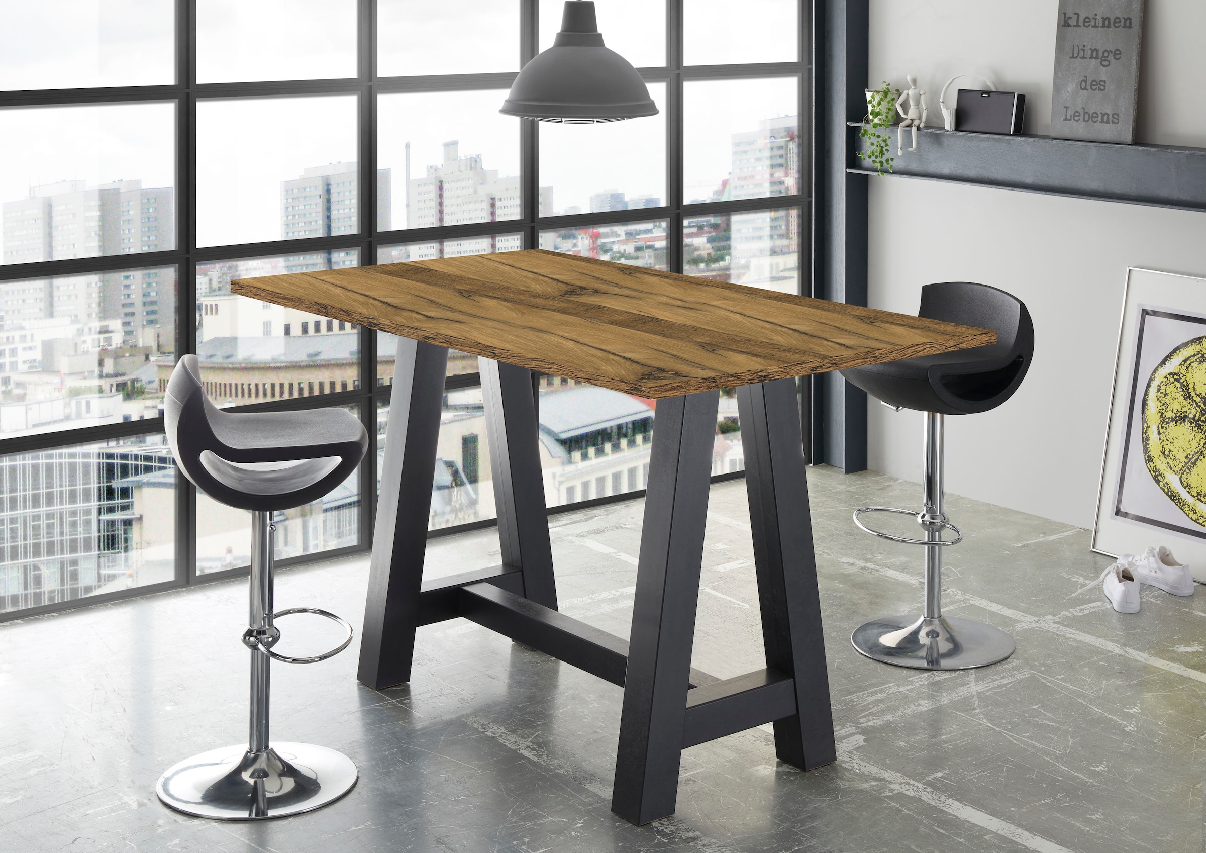 Mäusbacher Bartisch Gestell in A-Form (Breite 120, 140  oder 160 cm)