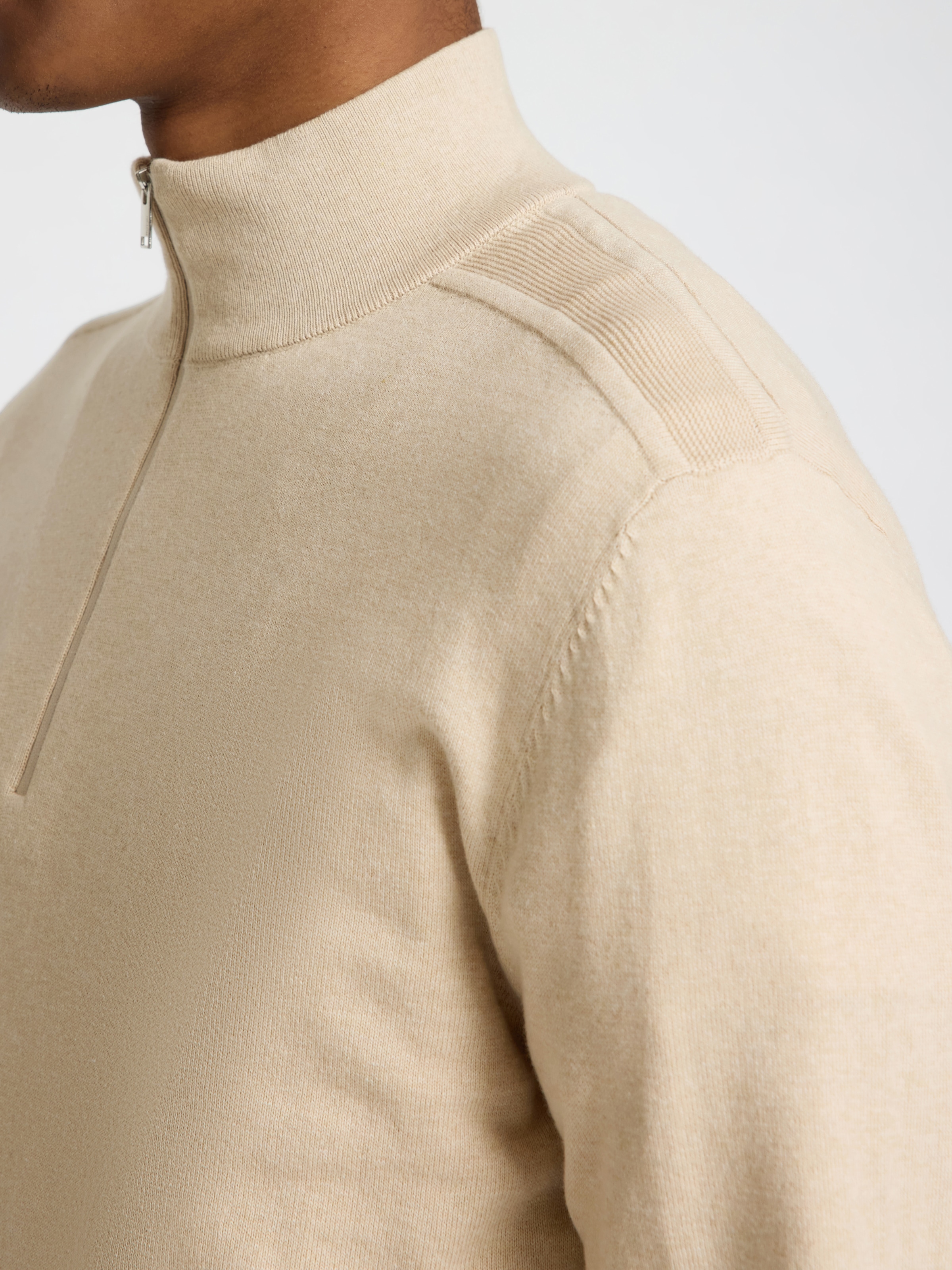 SELECTED HOMME Troyer »SLHBERG HALF ZIP CARDIGAN NOOS«