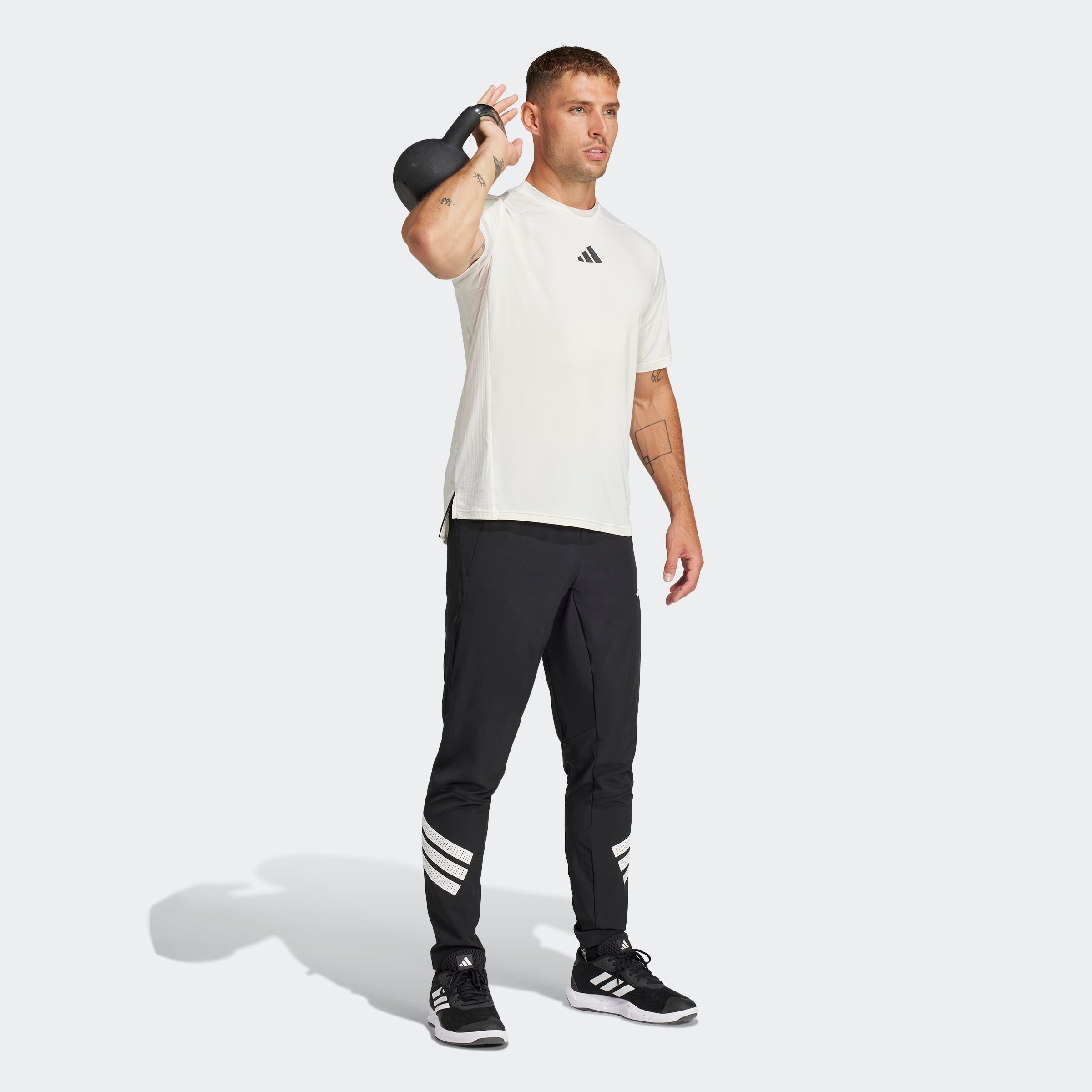 adidas Performance Sporthose »GYM+ 3S WV PANT«, (1 tlg.)
