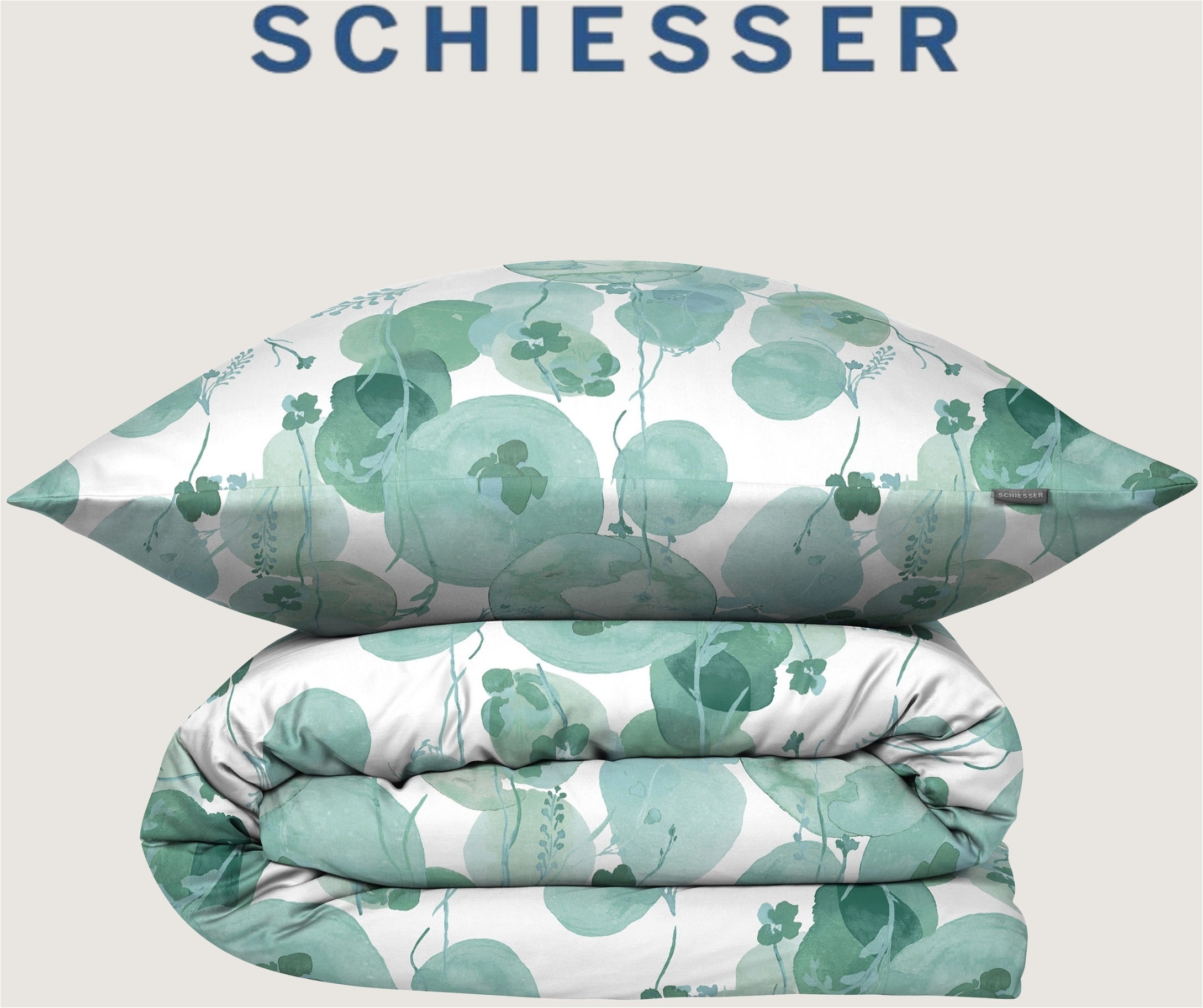 Schiesser Bettwäsche »Mia aus weicher Baumwolle mit floralem Muster« 2 MADE IN GREEN by OEKO-TEX®