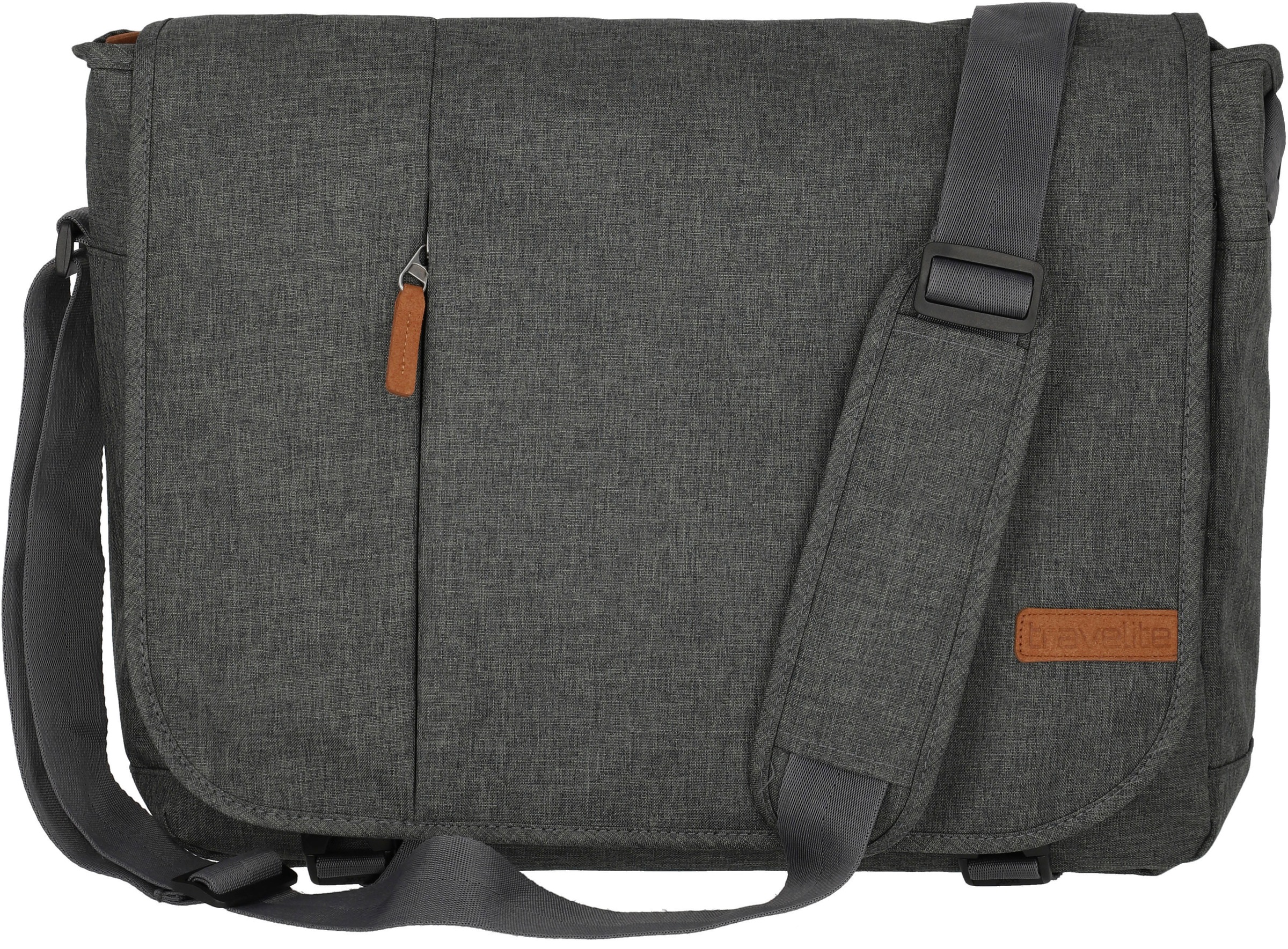 travelite Messenger Bag »Basics, 40 cm, anthrazit« kaufen
