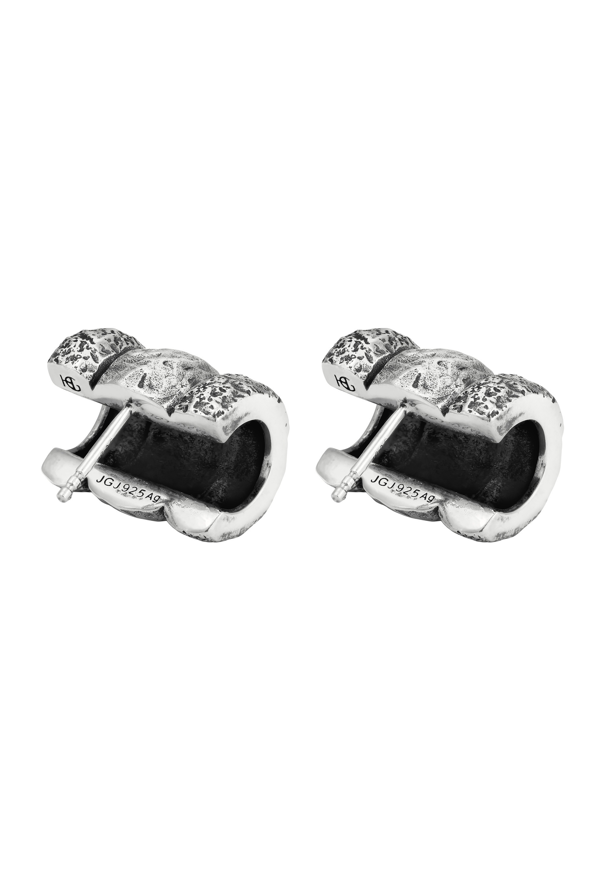 HAZE & GLORY Paar Ohrstecker »Ohrringe Ohrstecker Organic 925 Sterling Silber Oxidiert«