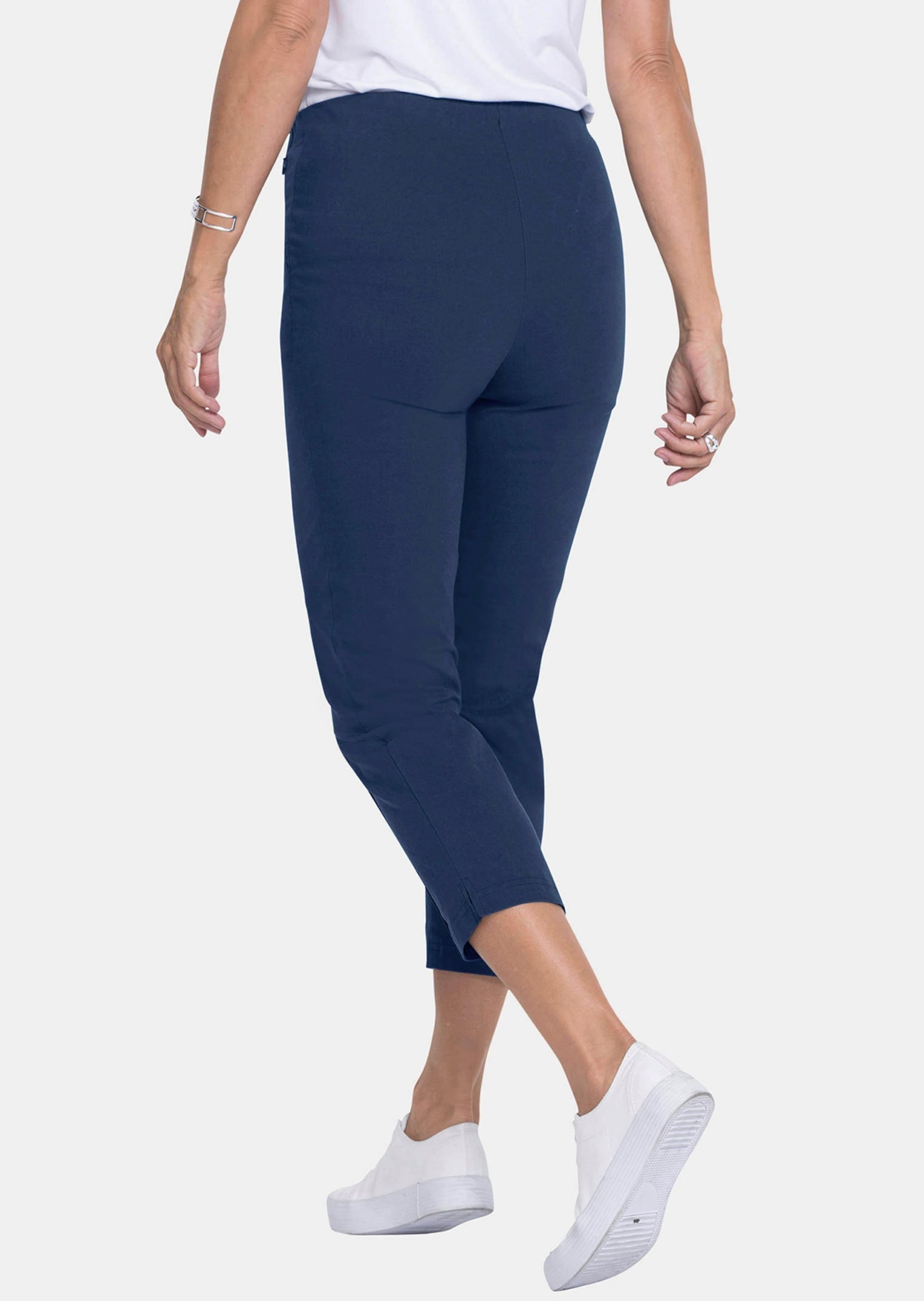 GOLDNER 7/8-Hose »Hose Moderne Hose mit streckenden Biesen«