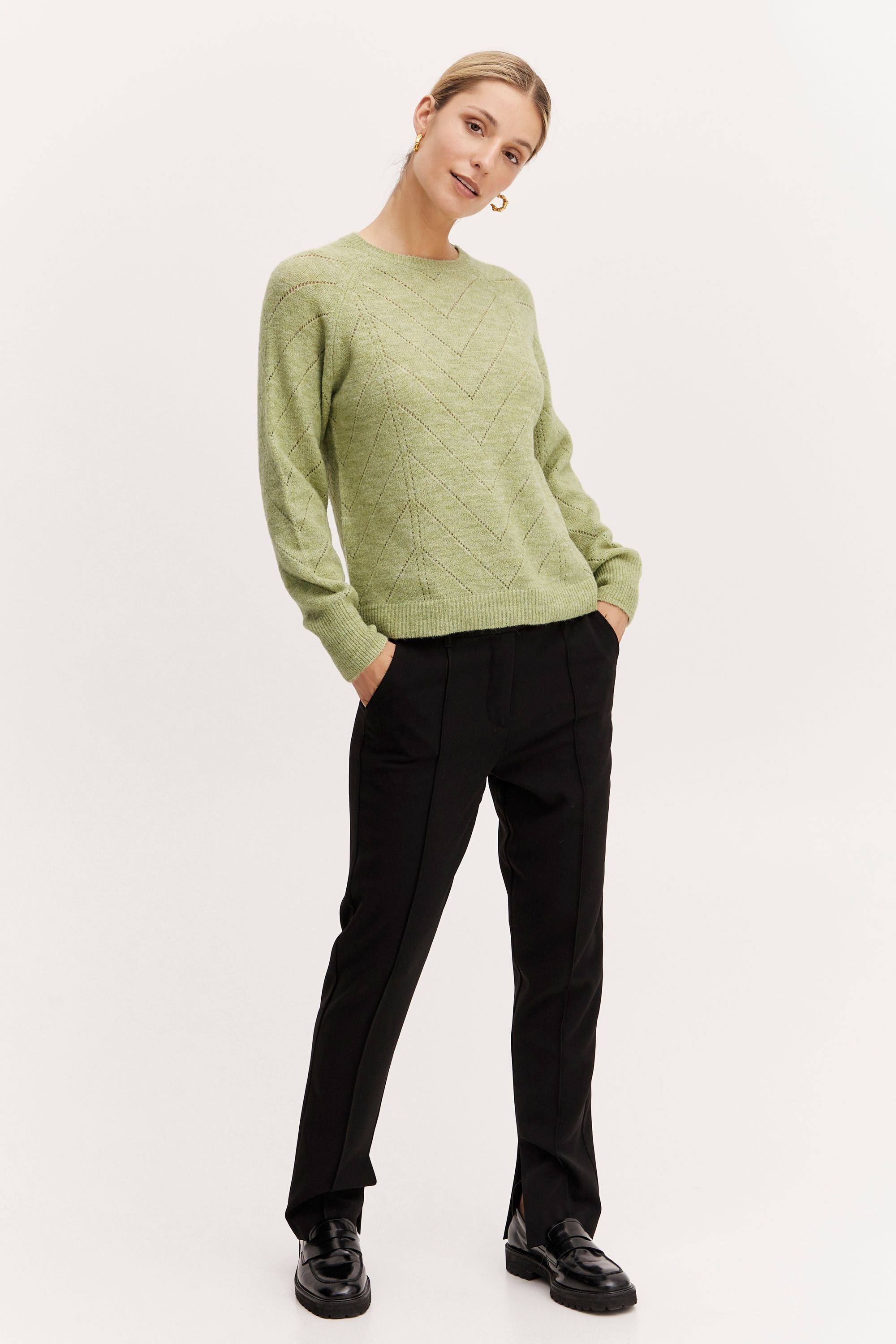b.young Strickfleece-Pullover »Strickpullover BYMartine«