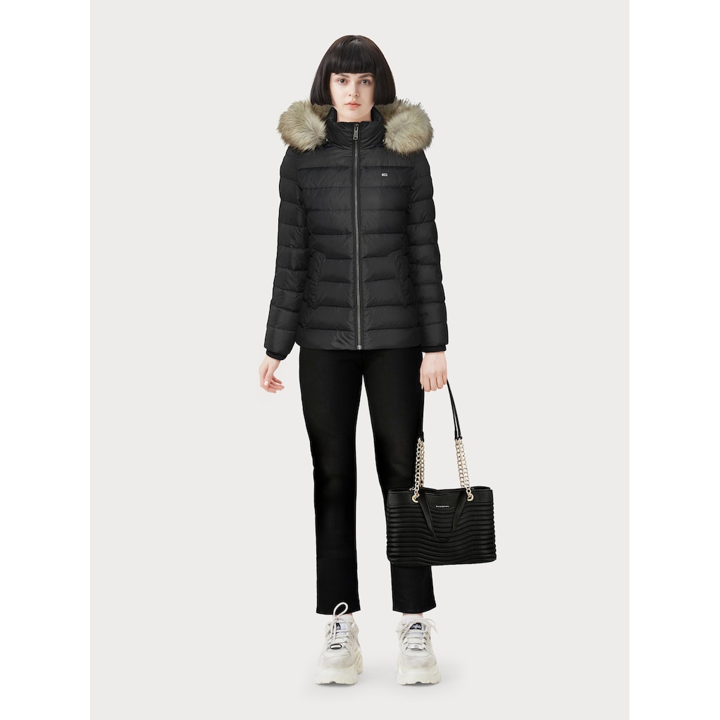 Tommy Jeans Daunenjacke »TJW BASIC HOODED JACKET«, mit Kapuze