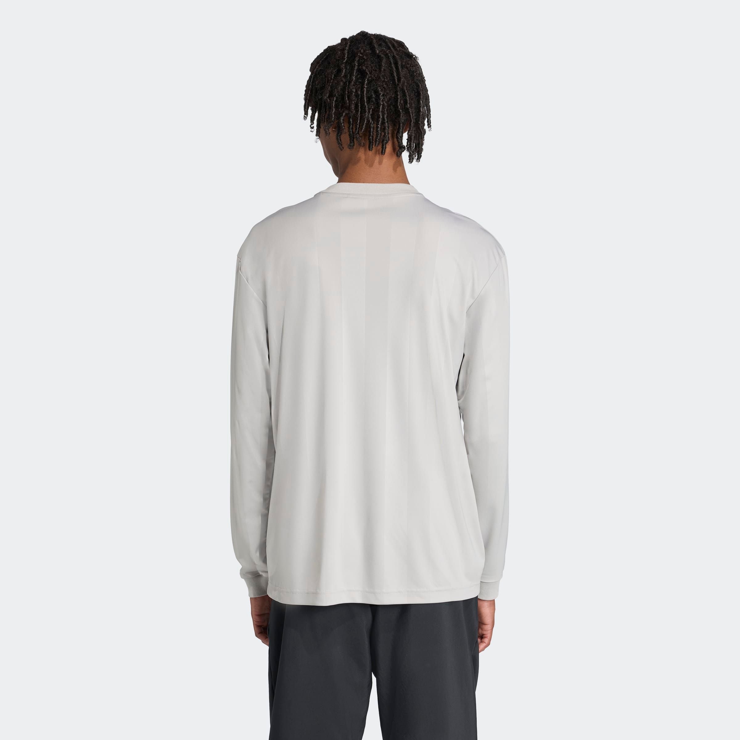 adidas Sportswear Langarmshirt »LANGÄRMELIGES JERSEY AUS JACQUARD«