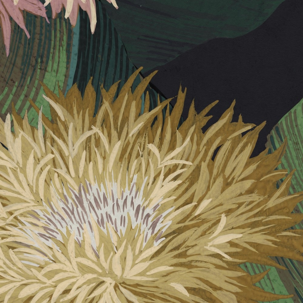 Komar Fototapete »Vlies Fototapete - Flowerly - Größe 400 x 250 cm« Motiv | bedruckt glatt