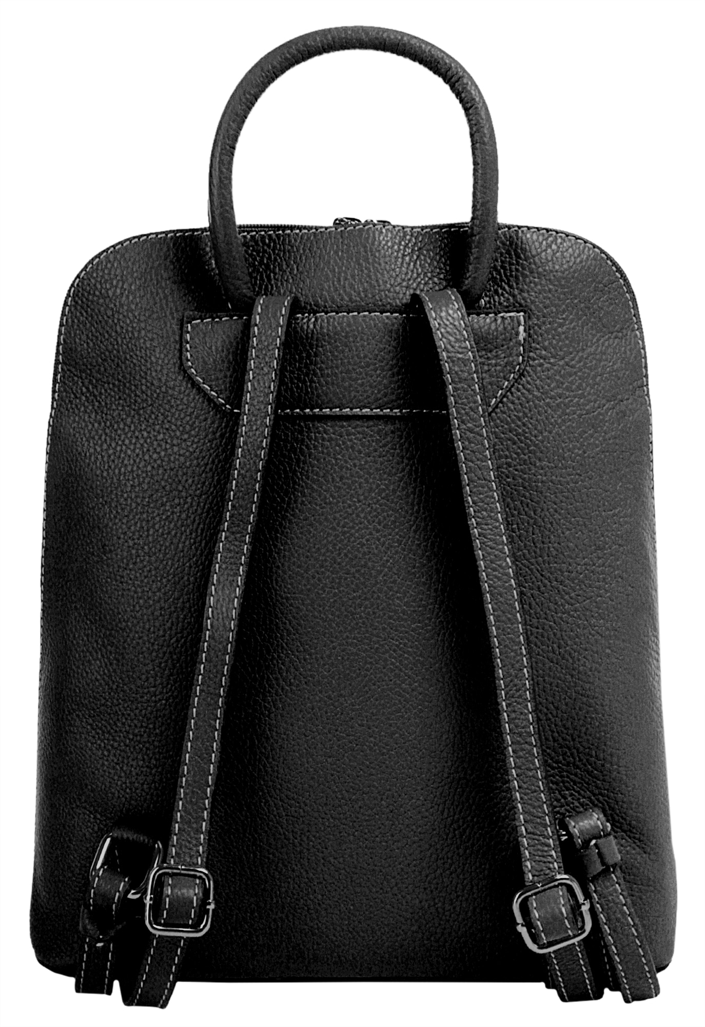 Cluty Cityrucksack, echt Leder, Made in Italy