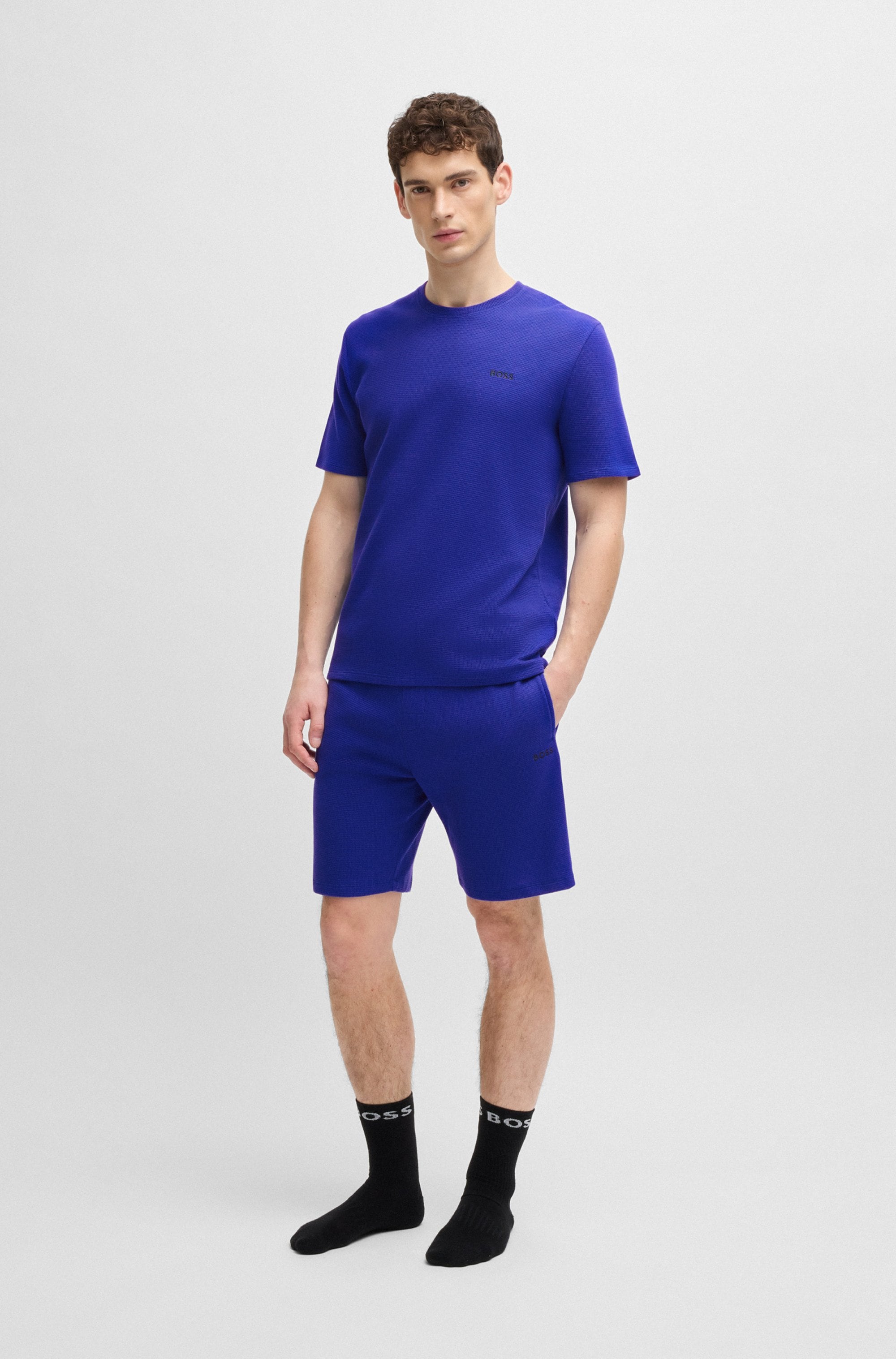 BOSS Pyjamashorts »Waffle Shorts«