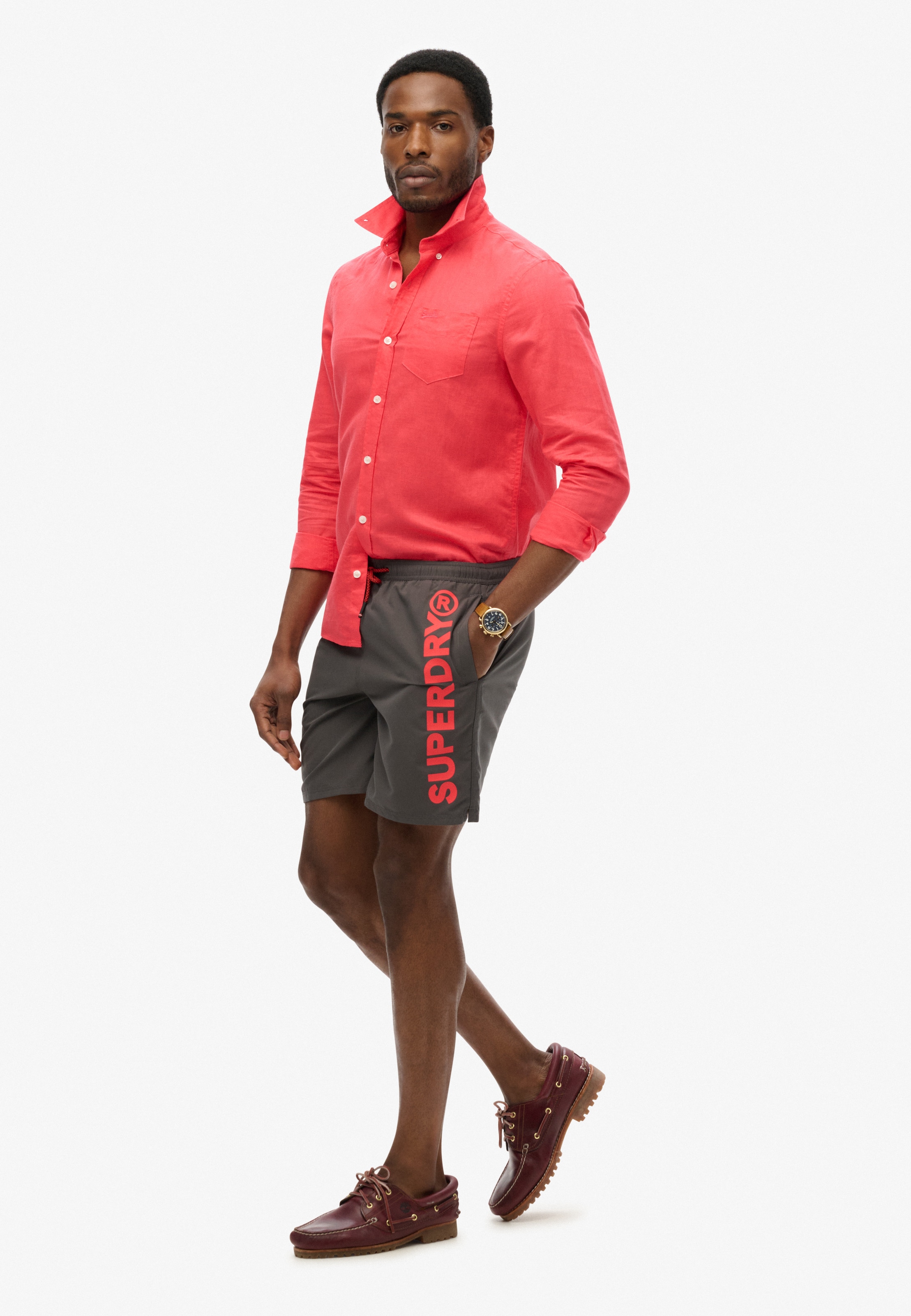 Superdry Badeshorts »SPORT GRAPHIC 17 SWIM SHORT«