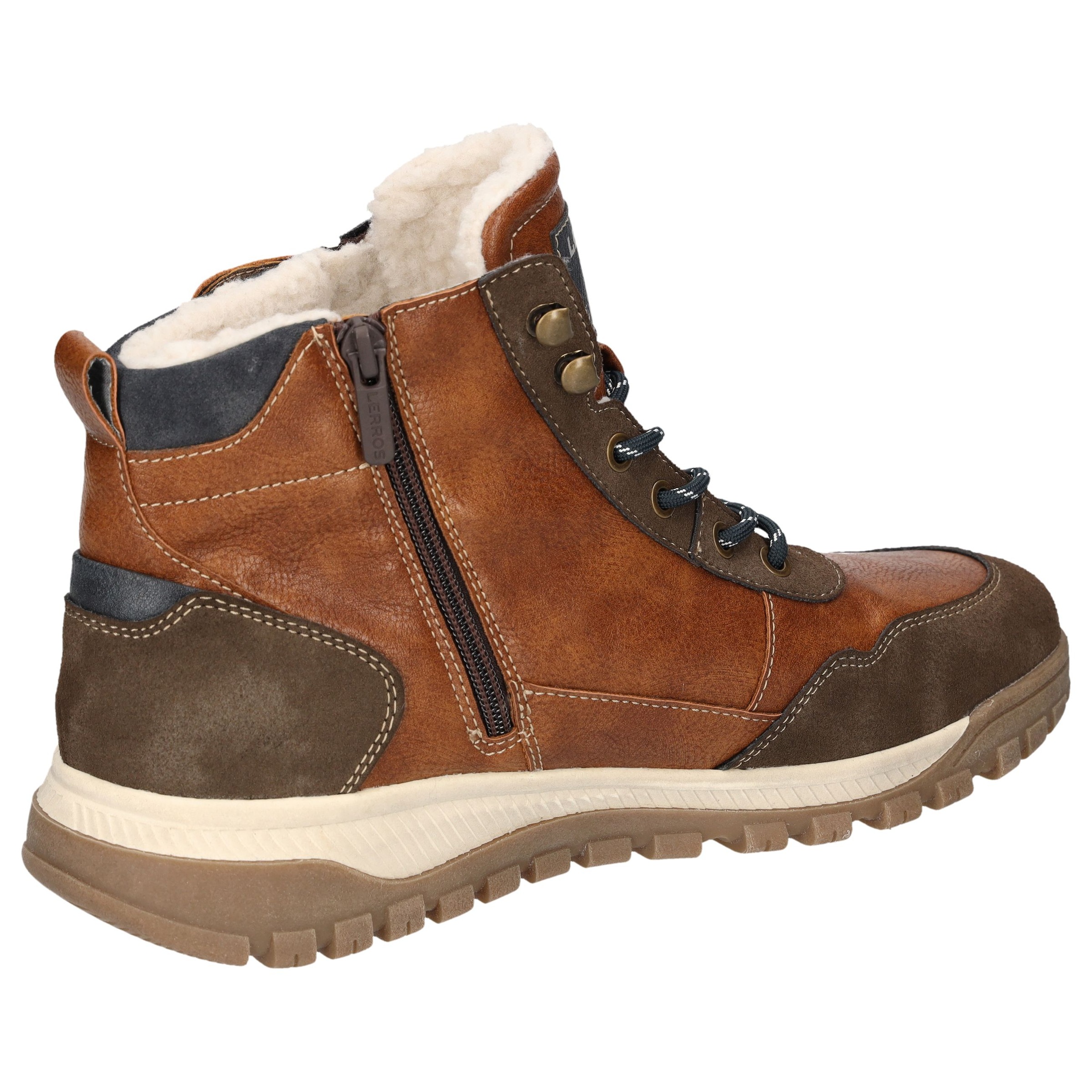 LERROS Winterboots  Schnürboots, Outdoorboots mit Ziereißverschluss außen
