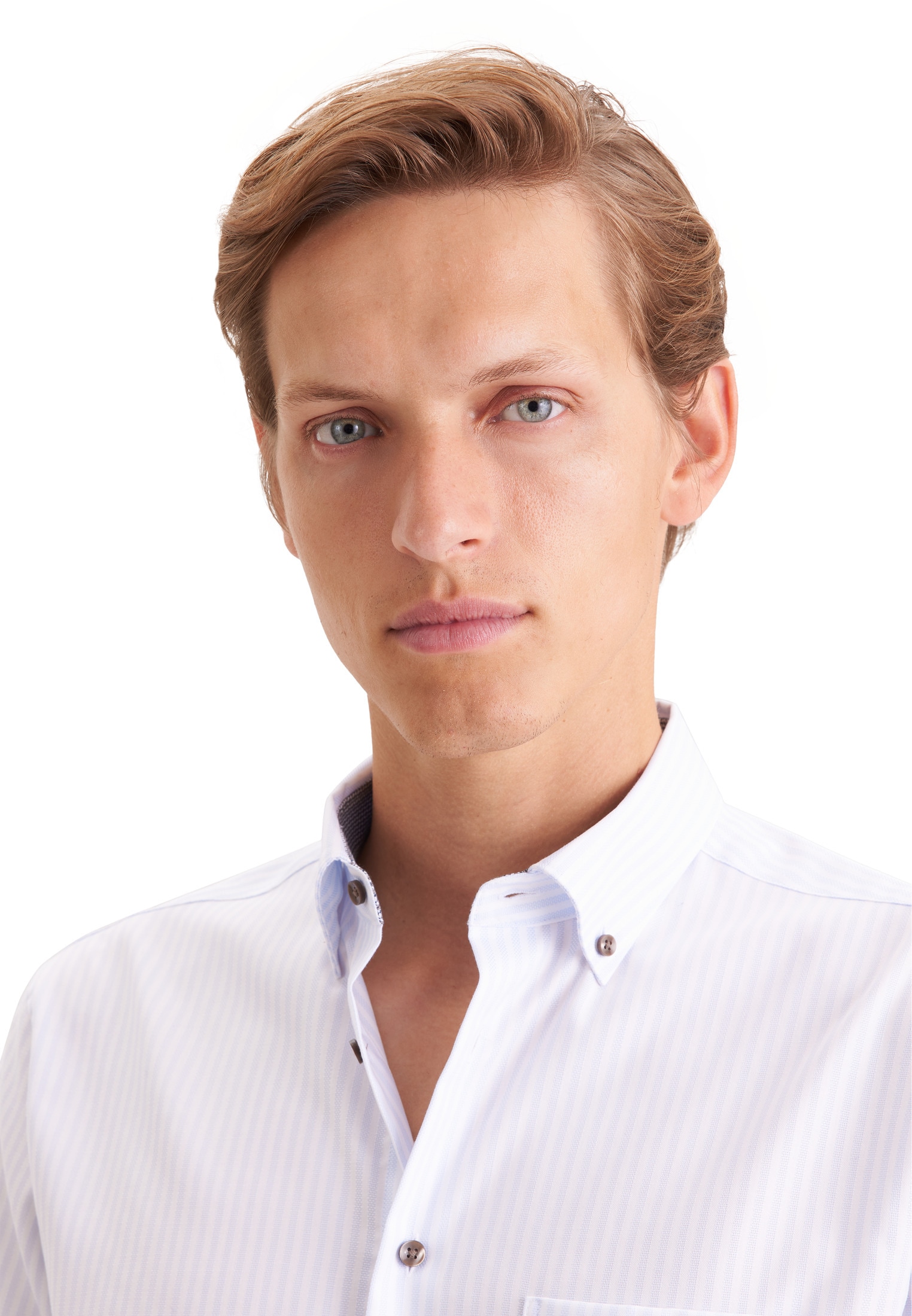 seidensticker Businesshemd »Schwarze Rose« Regular 1/1 Button-Down-Kragen Gestreift