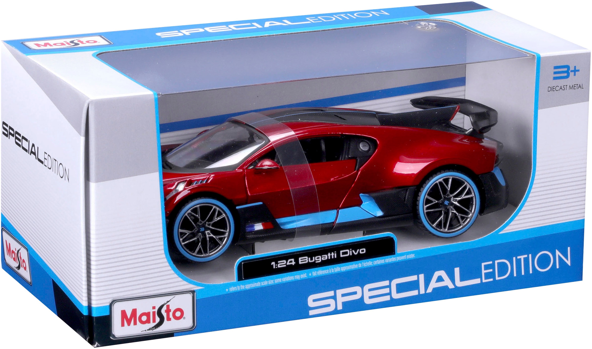 Maisto® Sammlerauto »1:24 Bugatti Divo, rot«, 1:24