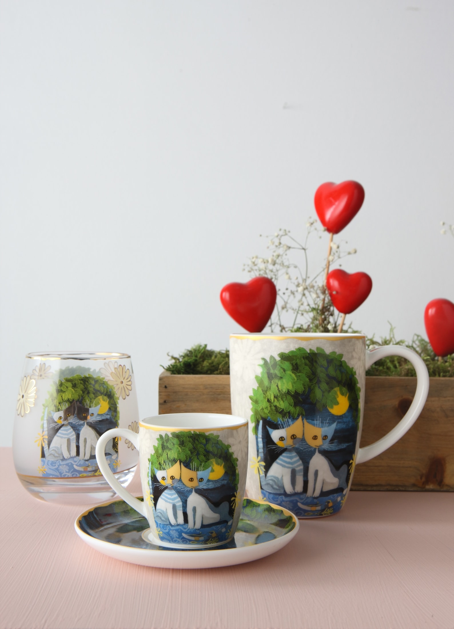 Goebel Tasse »Künstlertasse R. Wachtmeister -Al chiaro di luna«