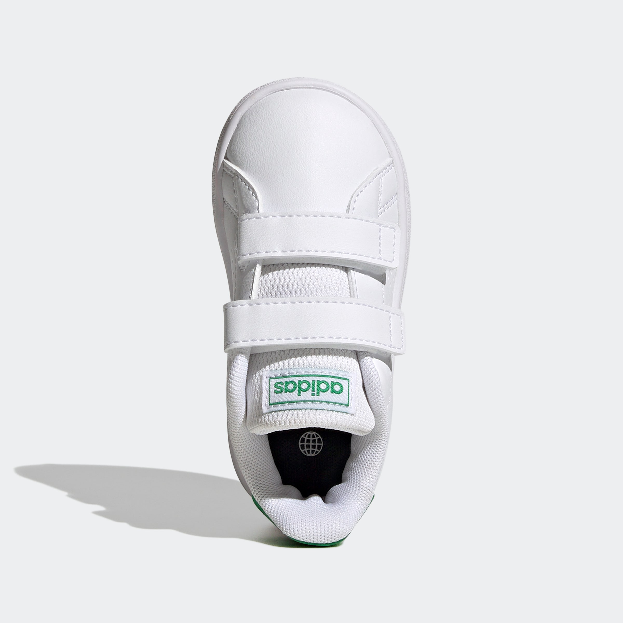 adidas Sportswear Sneaker »ADVANTAGE LIFESTYLE COURT TWO HOOK-AND-LOOP«  Design auf den Spuren des adidas Stan Smith, für Kinder