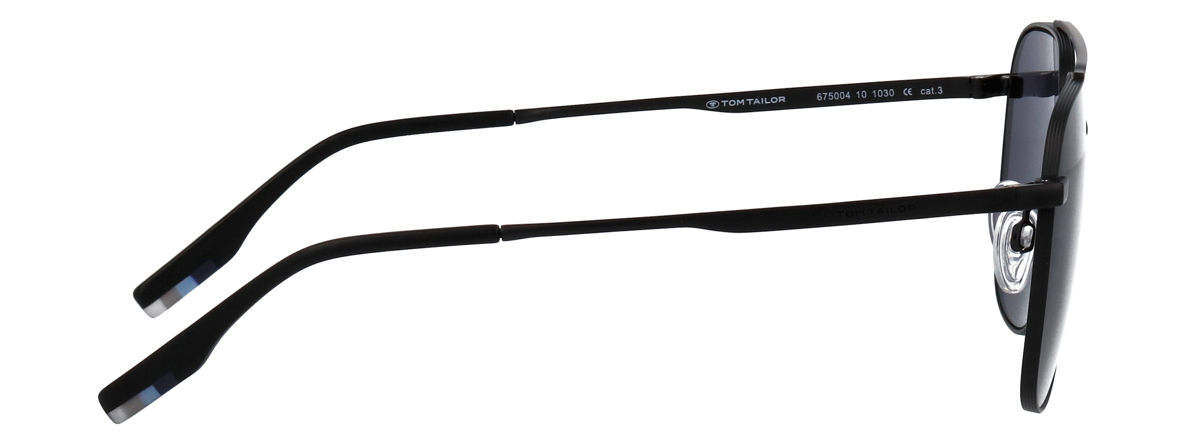 TOM TAILOR Sonnenbrille »Modell 675004« Form Pilot, Logoschriftzug auf Bügel, Metallfassung