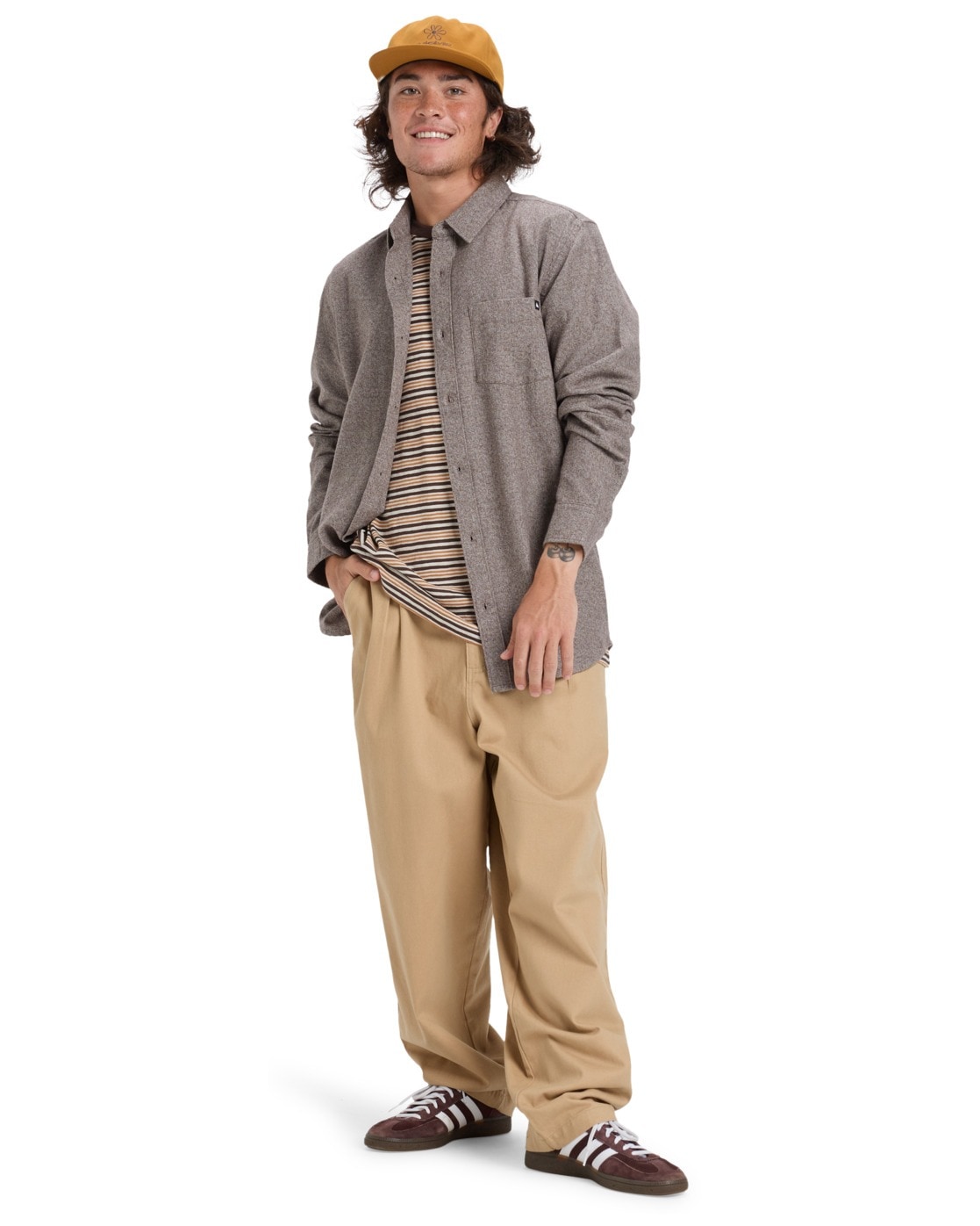 Quiksilver Langarmhemd »Motherfly Heather«