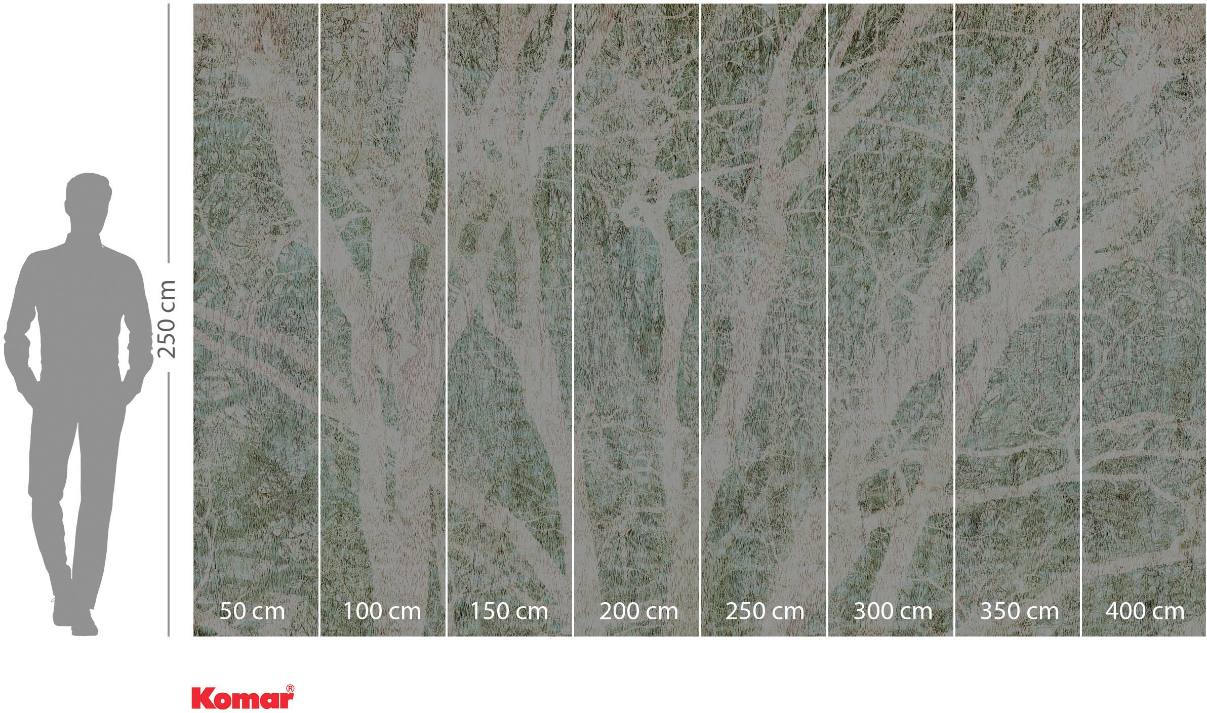 Komar Vliestapete »Digitaldruck Vlies -  Peaceful Place - Größe 400 x 250 cm« bedruckt glatt Wohnzimmer, Schlafzimmer