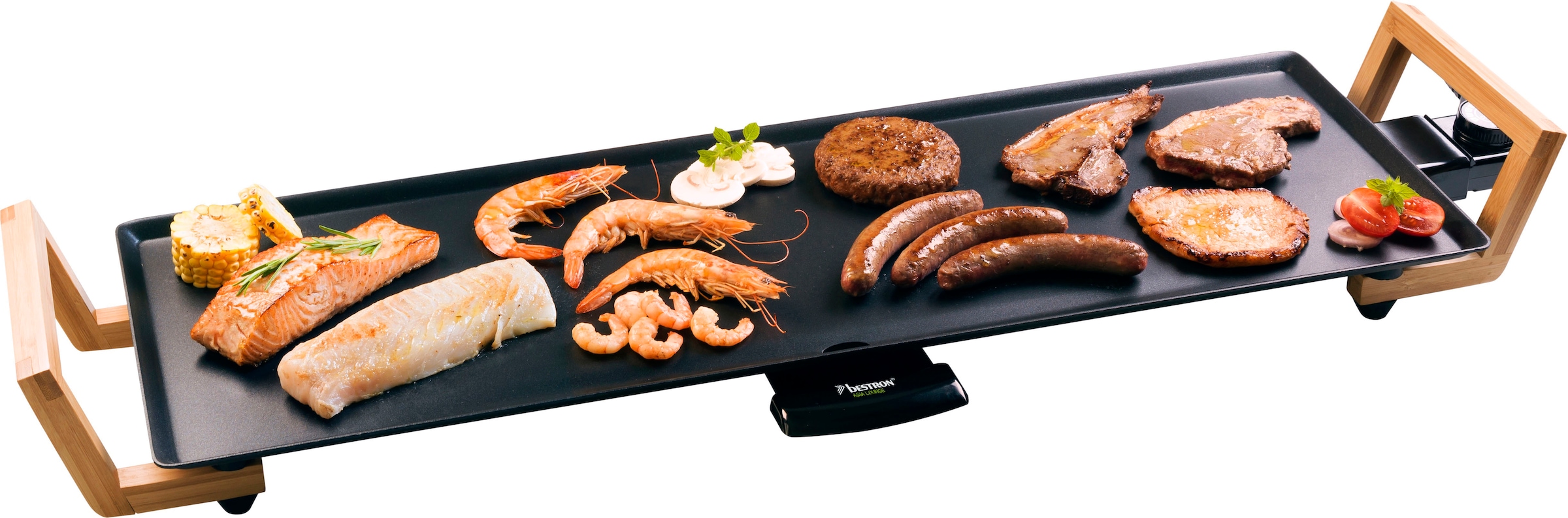 Tischgrill »ABP603BB Asia Lounge«, 1800 W, Teppanyaki Grillplatte XL im Asia Design,...