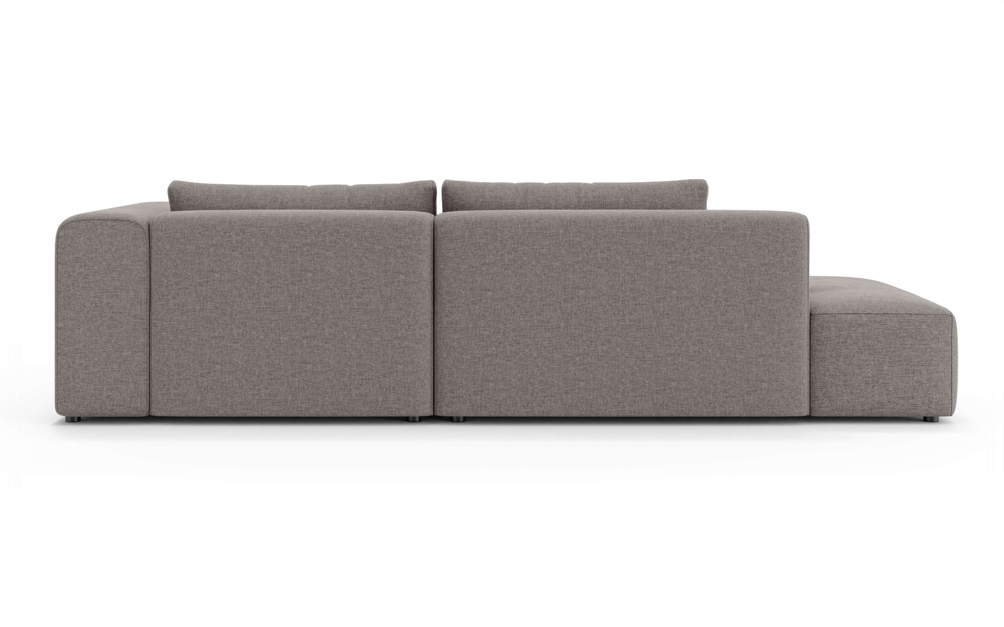 OTTO home Ecksofa »TIARRA Design-Sofa mit Ottomane recht/links bestellbar, Breite 287 cm« L-Form mit hochelastischer Schaum und Wellenunterfederung