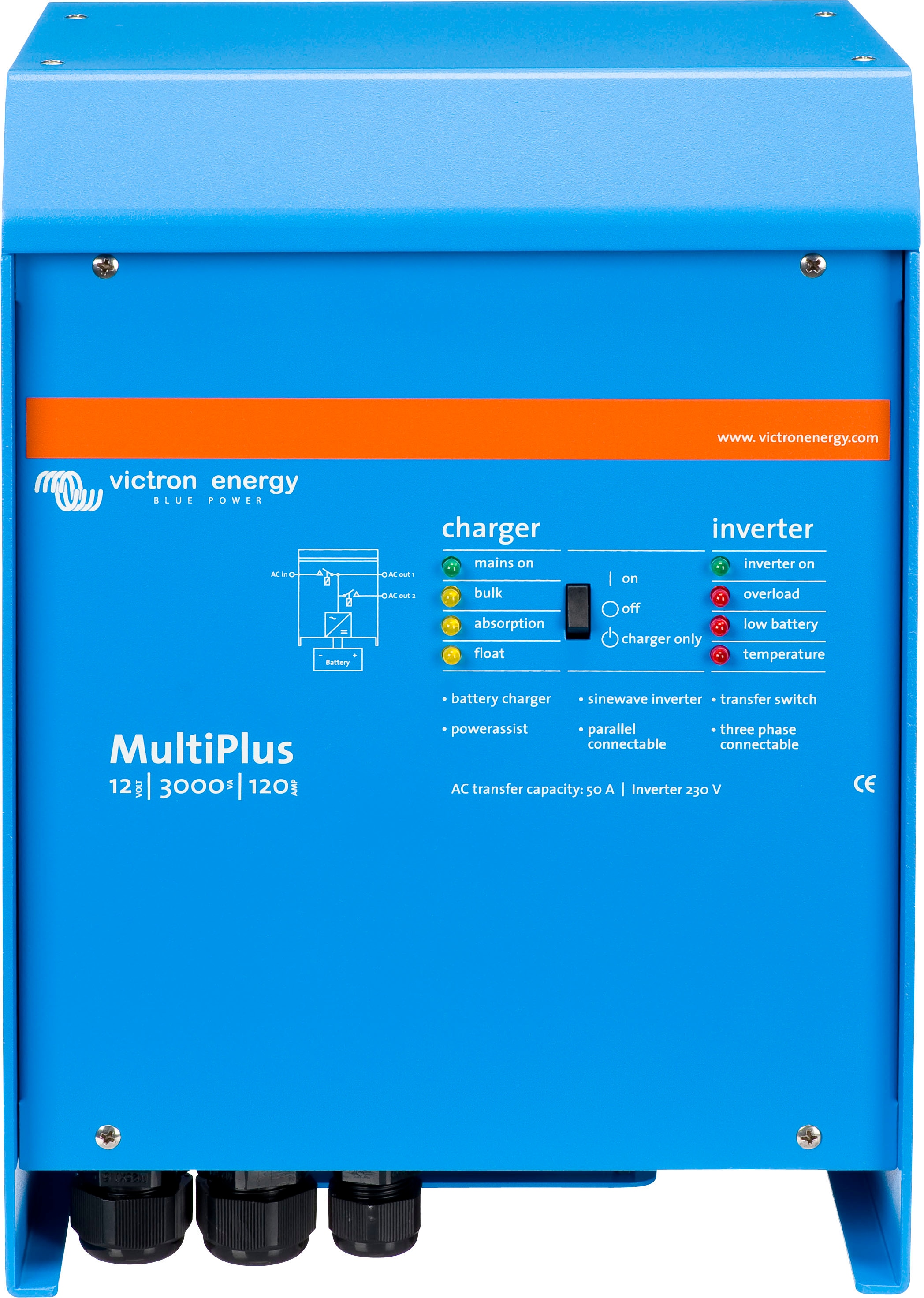 Wechselrichter »»Inverter / Charger Victron MultiPlus C 24/1600/40-16««