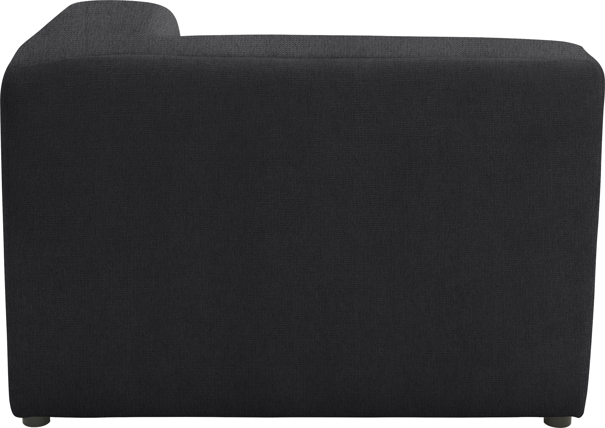 Home affaire Sofa-Eckelement »Utvik bestehend aus Eckelement und Hocker« als Modul oder separat verwendbar