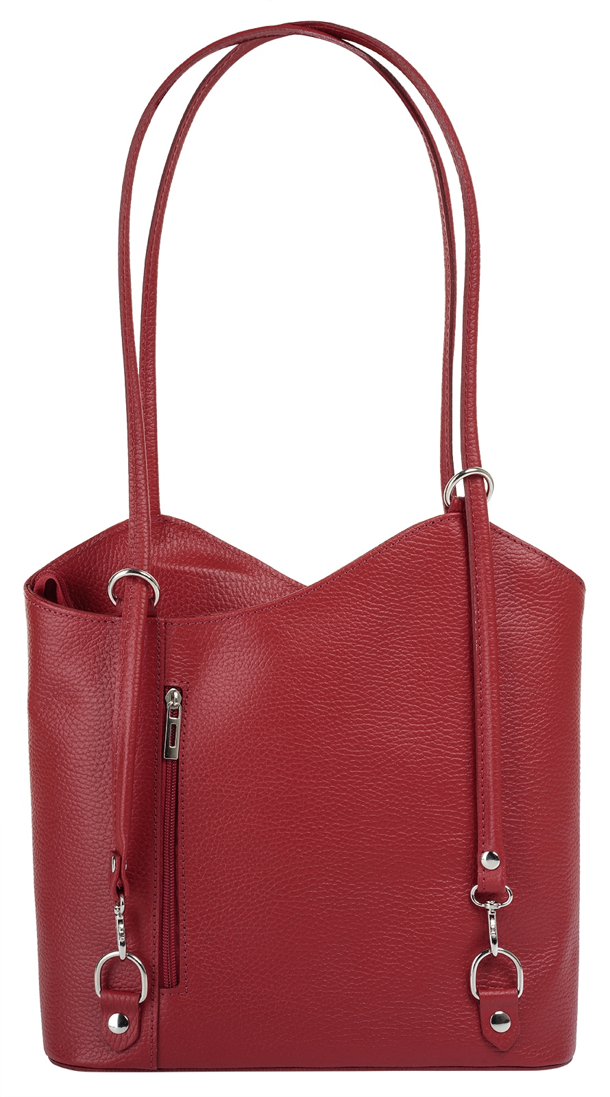 Cluty Cityrucksack echt Leder, Made in Italy