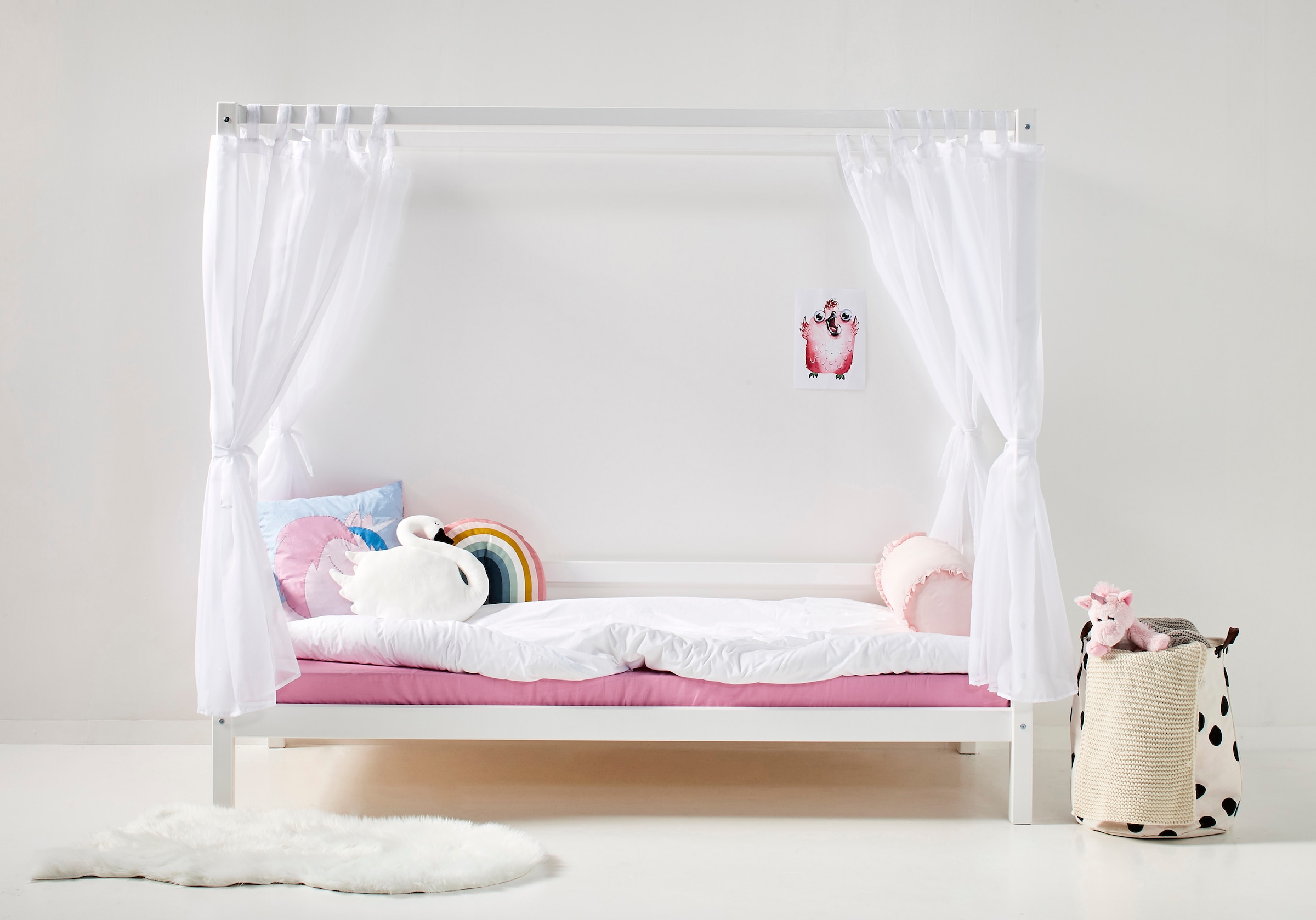 Hoppekids Betthimmel »ECO Dream«, und Himmelbett-Aufsatz für Kinderbett