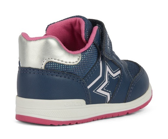 Geox Lauflernschuh »B RISHON GIRL A«, Sneaker, Klettstiefel mit schöner Stern-Applikation