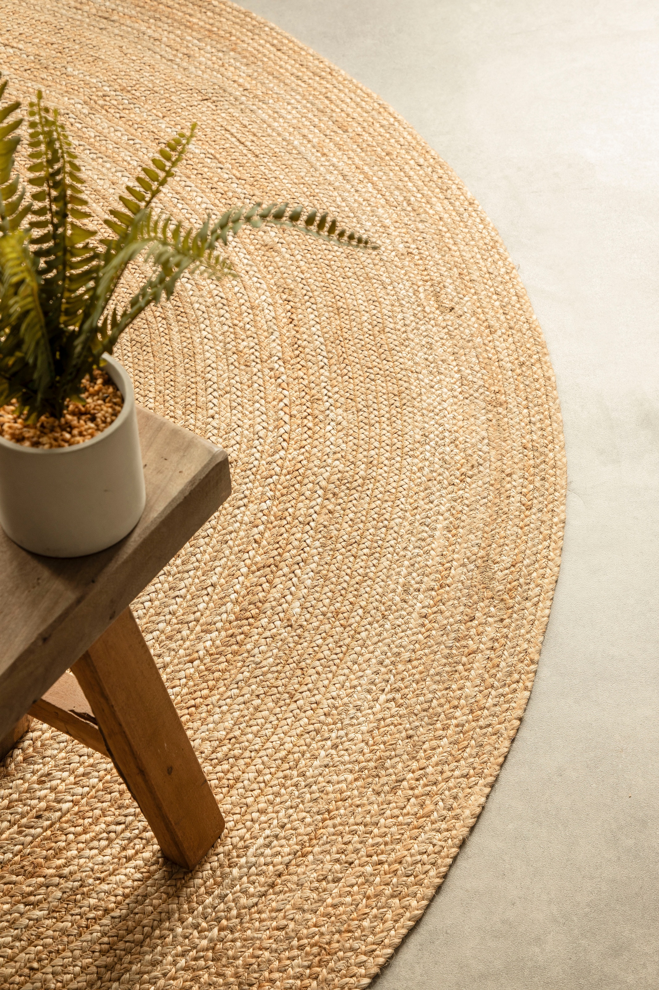 HANSE Home Teppich »Rangpur Jute«, rund, Handgewebt, Jute, Natur, Wohnzimmer, Flur, Klassisch, Boho, Skandi