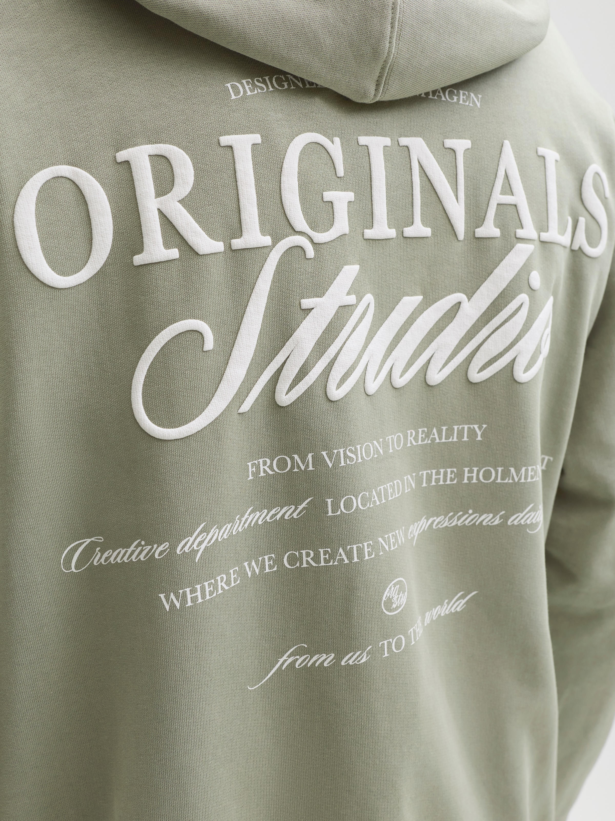 Jack & Jones Kapuzensweatshirt »JORNORREBRO TYPO BACK SWEAT HOOD SN«, mit Print
