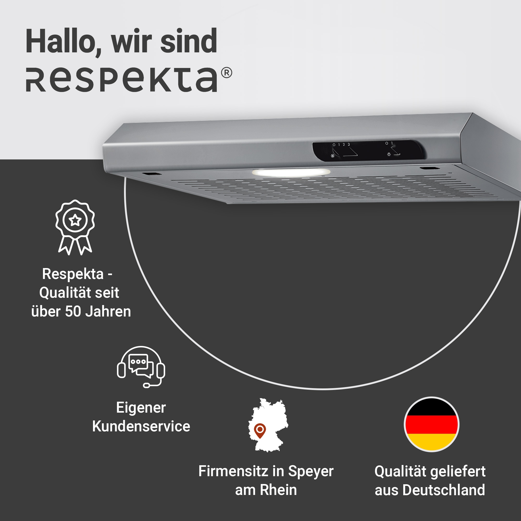 RESPEKTA Unterbauhaube »DH 540 IXL«, 50 cm