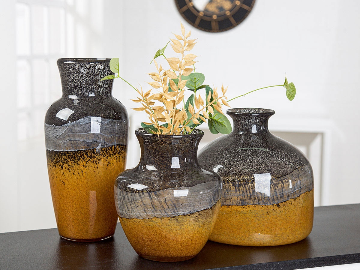 Casablanca by Gilde Tischvase »Honduras, Dekovase«, (1 St.), Vase aus  durchgefärbtem Glas, Höhe ca. 30,5 cm bestellen | UNIVERSAL