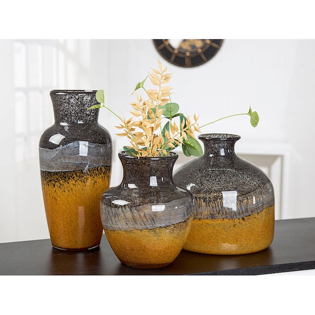 Casablanca by Gilde Tischvase »Honduras, Dekovase«, (1 St.), Vase aus  durchgefärbtem Glas, Höhe ca. 30,5 cm bestellen | UNIVERSAL