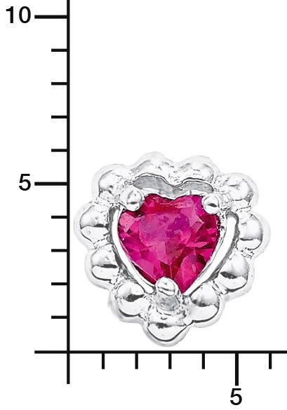 Amor Paar Ohrstecker »Herz« mit Zirkonia (synth.)