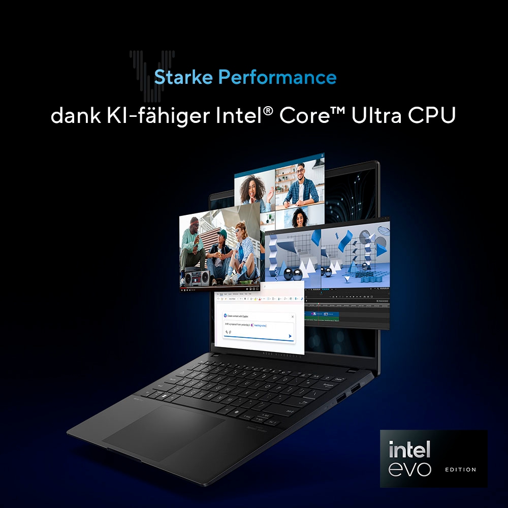 Asus Notebook »VivoBook S 14 OLED S5406MA-PP018W«, 35,56 cm, / 14 Zoll, Intel, Core Ultra 5, ARC, 512 GB SSD