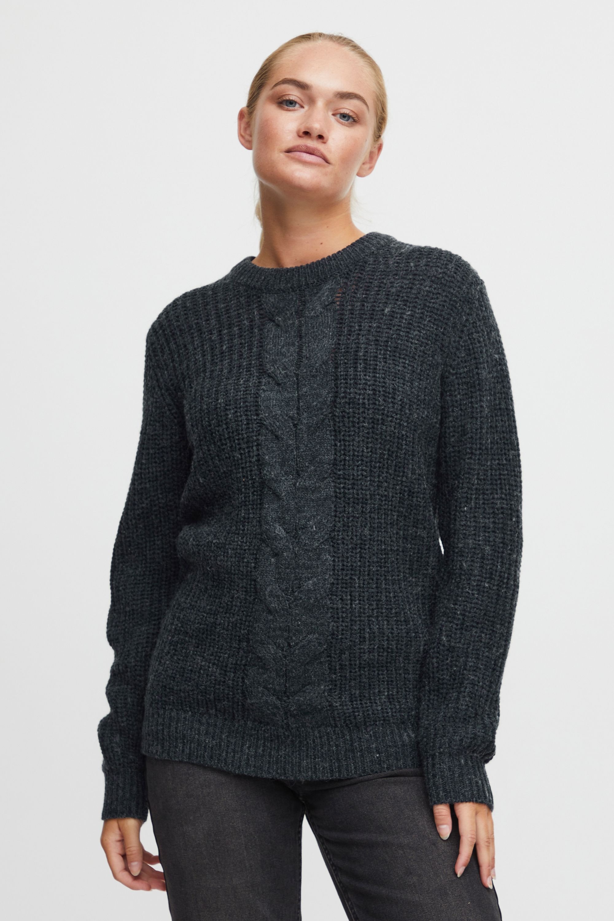 OXMO Strickfleece-Pullover »Strickpullover OXNatasja«