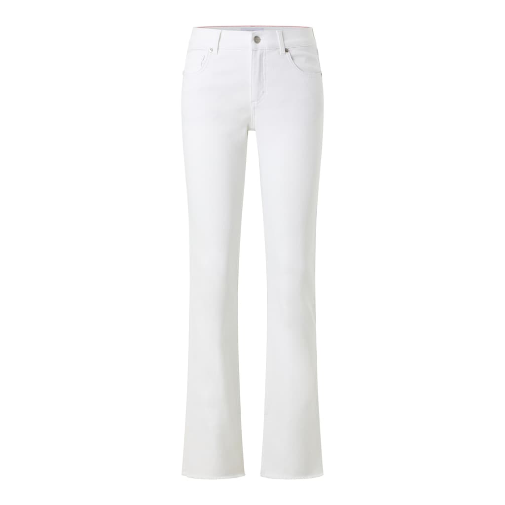 ANGELS Bootcut-Jeans »LENI SLIT FRINGE«