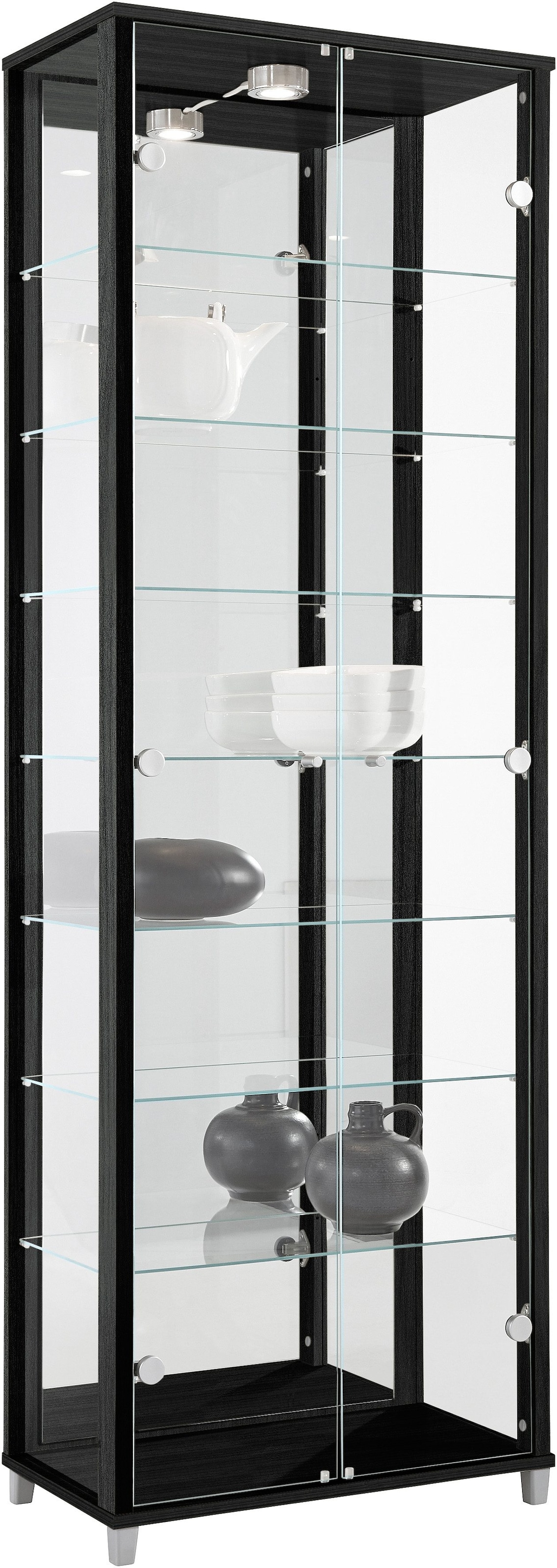 Vitrine »OPTIMA«, Standvitrine/Glasvitrine 2x Glastür,perfekt für Sammler,Sammlervitrine