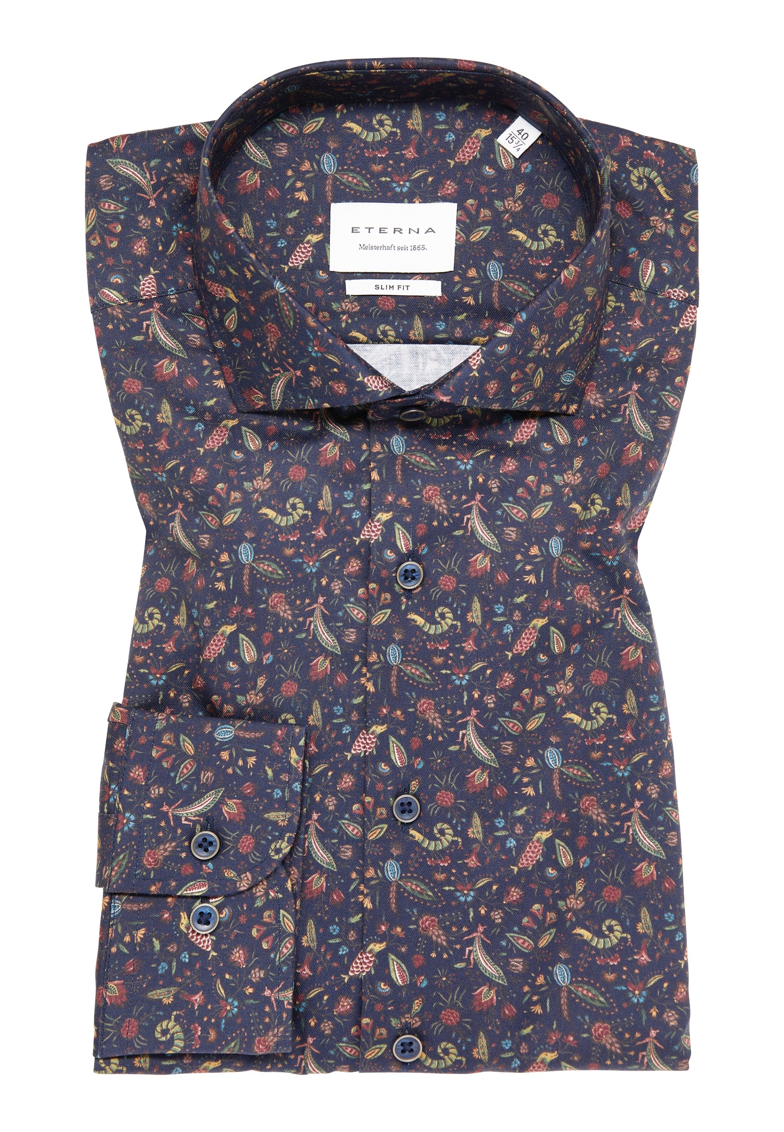 Eterna Langarmhemd »SLIM FIT« NON IRON (bügelfrei)